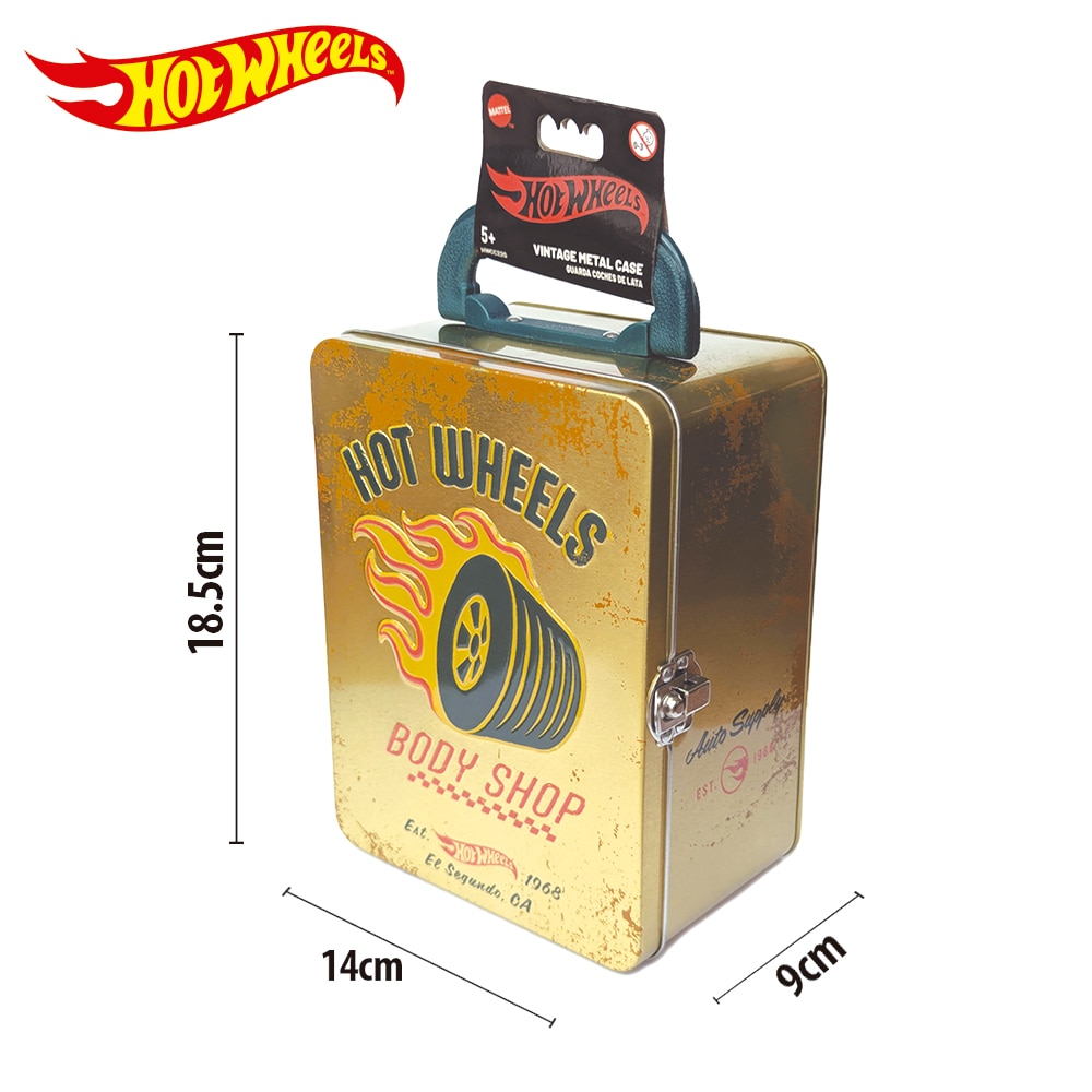 Maletín Metálico Vintage Hot Wheels 12