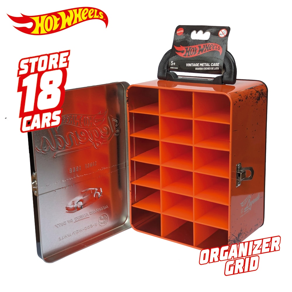 Maletín Metálico Vintage Hot Wheels 20