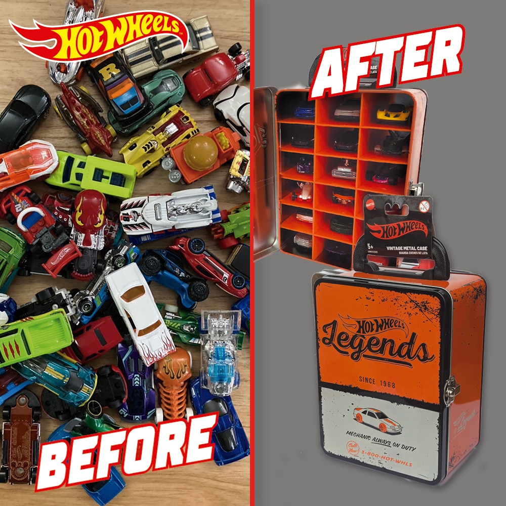 Maletín Metálico Vintage Hot Wheels 24
