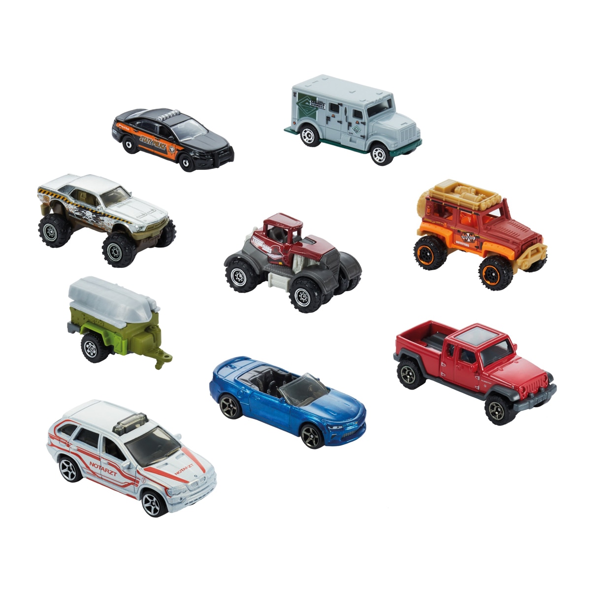 Pack 9 coches de juguete vehículos Matchbox modelos surtidos 1