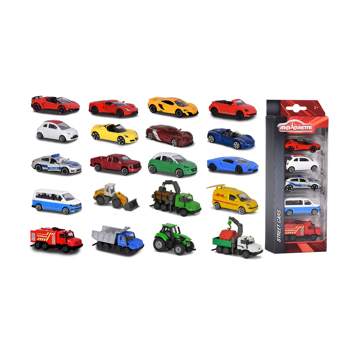 Imagen 0 de Set 5 Coches Metal