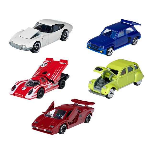 Set 5 Coches Vintage