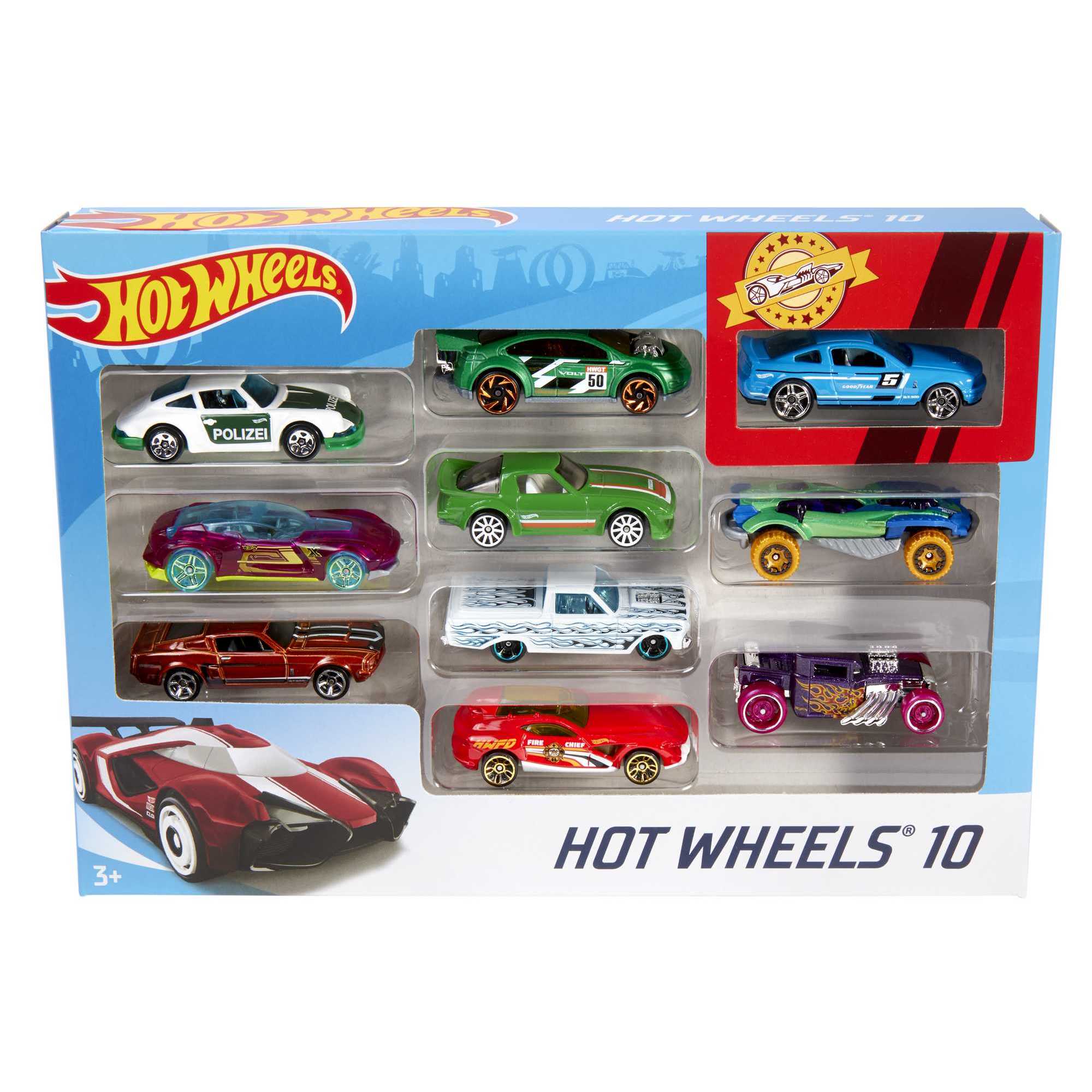 Hot Wheels Pack de 10 coches de juguete básicos (modelo surtido) 5