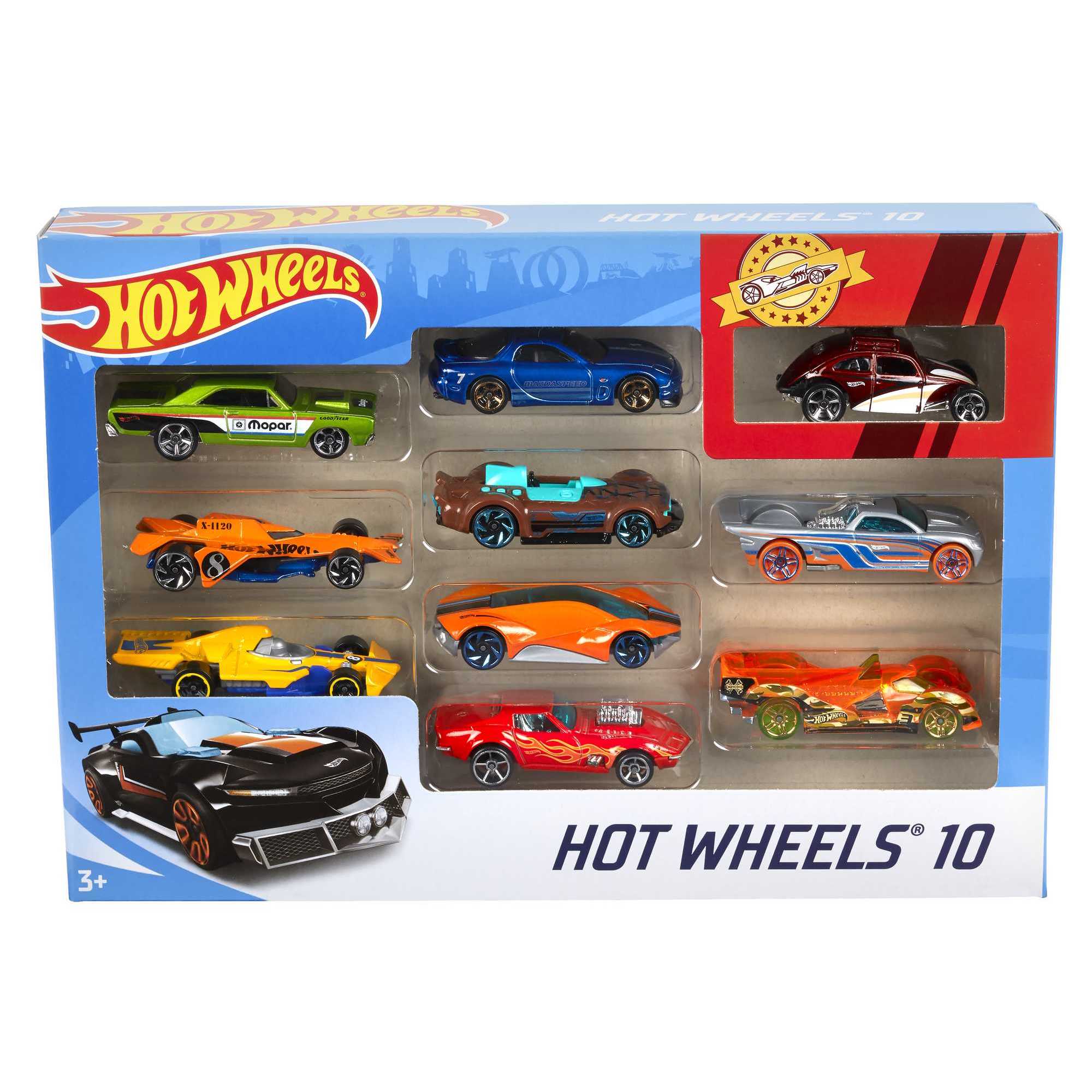 Hot Wheels Pack de 10 coches de juguete básicos (modelo surtido) 7