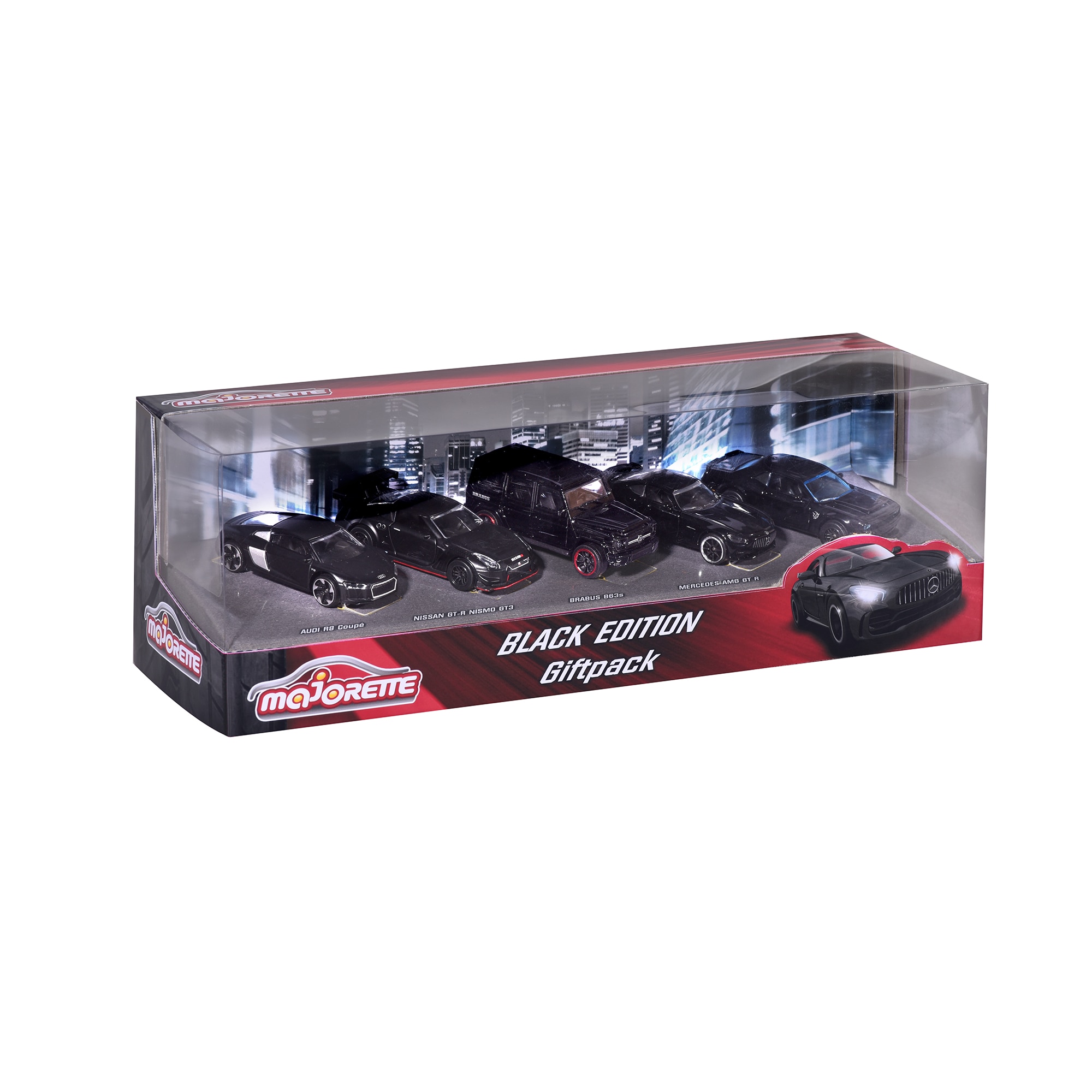 Conjunto de 5 Veículos Negros Giftpack 2