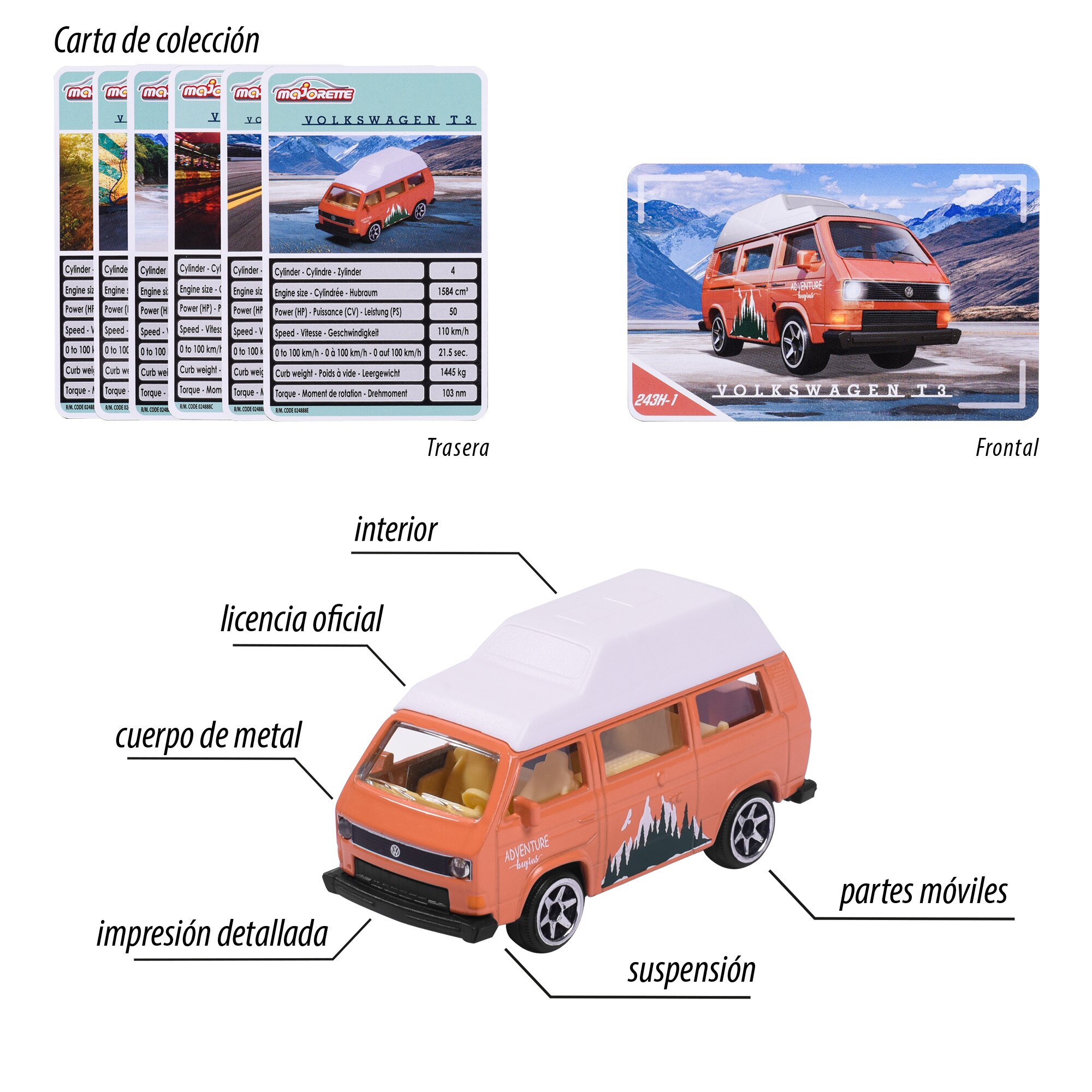 Coche Colkswagen the originals premium cars, 6 surt. 8