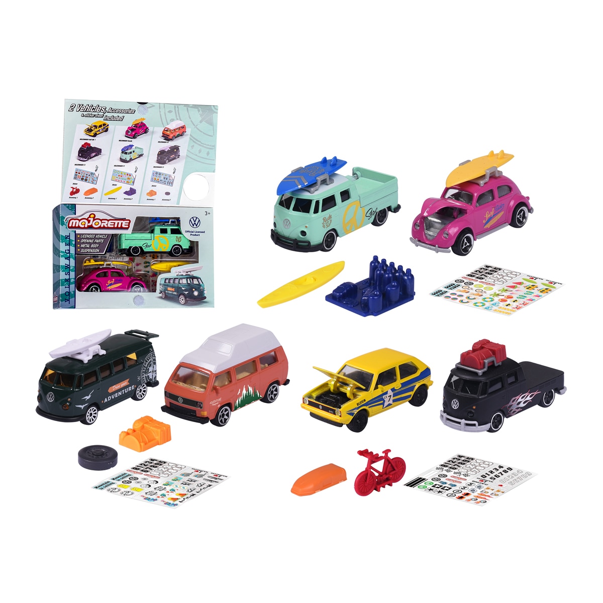 Imagen 0 de Set 2 coches Volkswagen the originals 3 surt