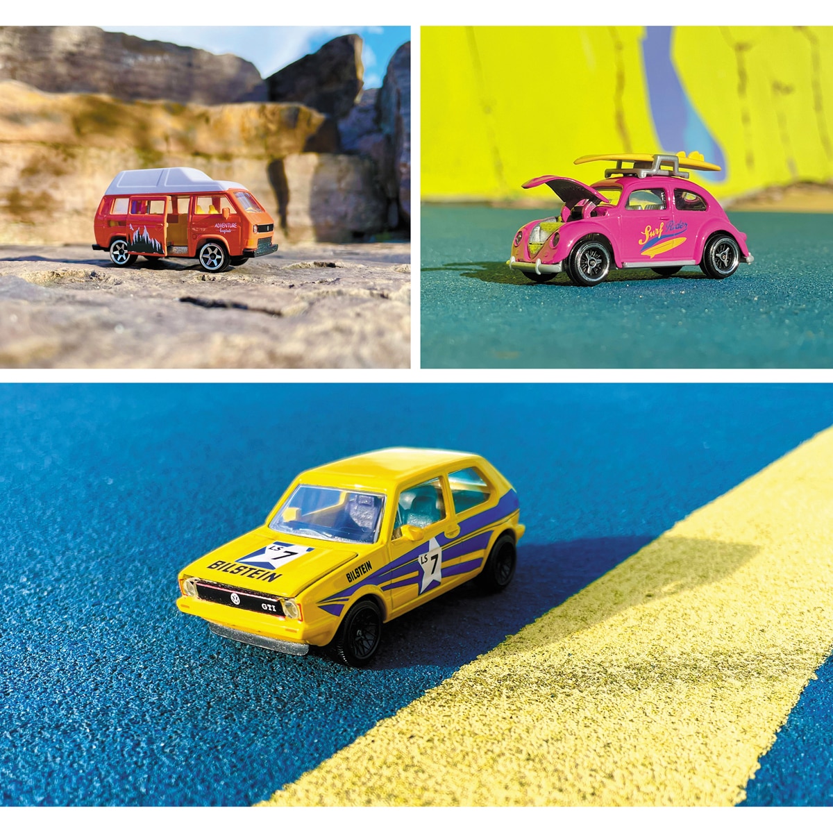 Set 2 coches Volkswagen the originals 3 surt 5