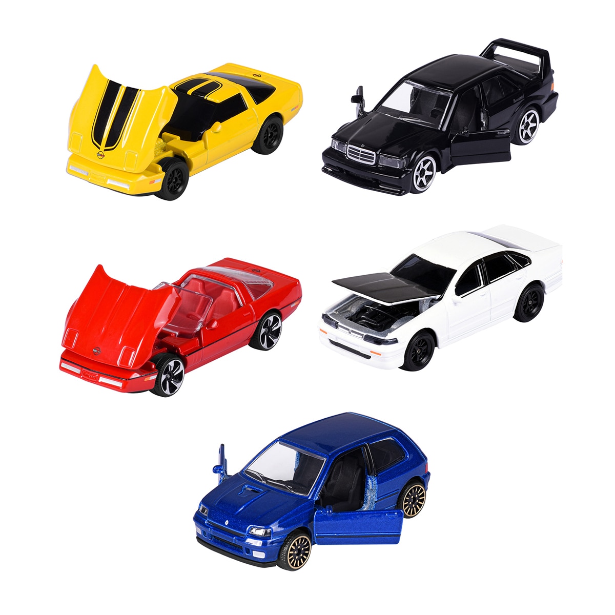 Imagen 0 de Pack 5 Vehículos Jóvenes 90s Majorette