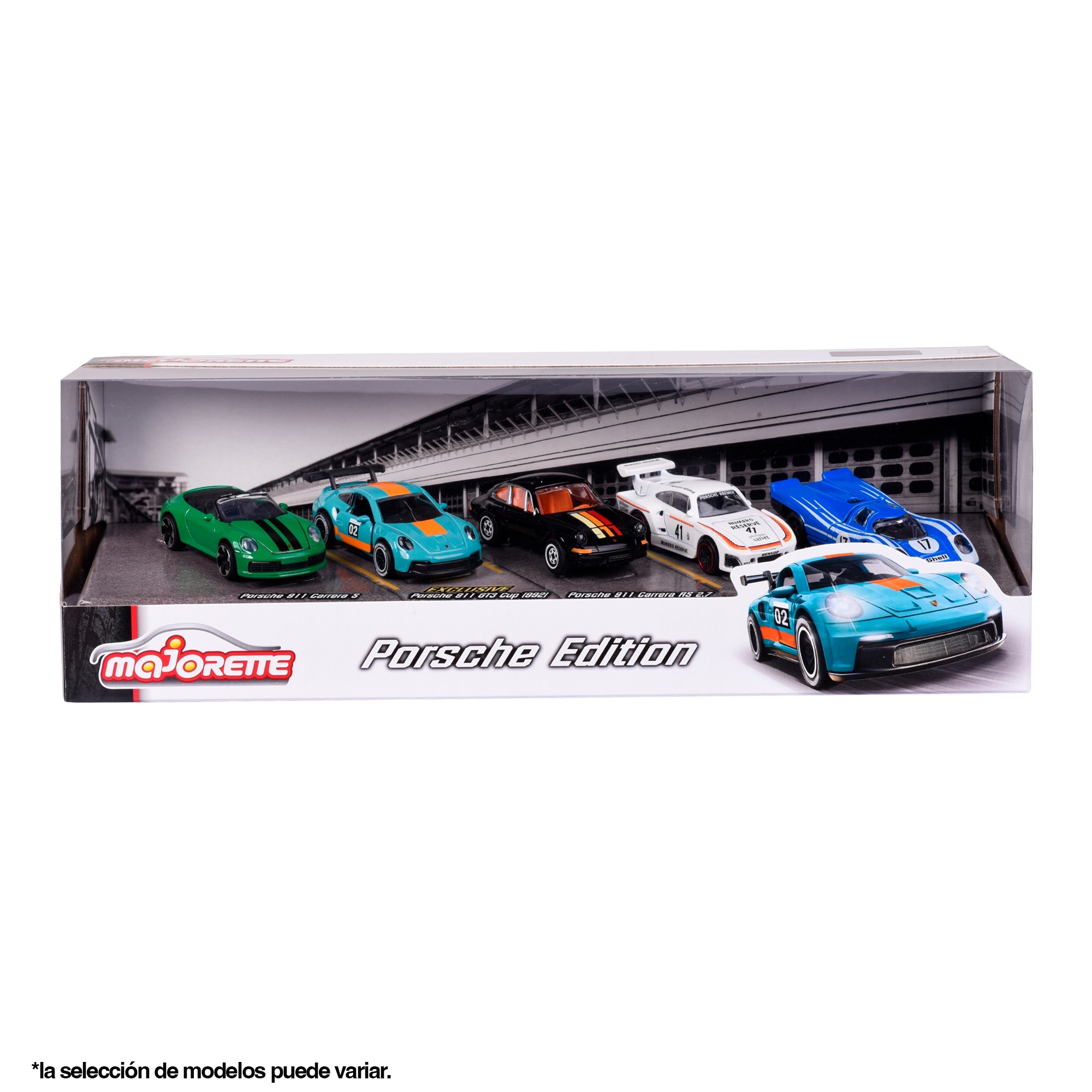 Pack 5 coches Porsche Motorsport Majorette 7