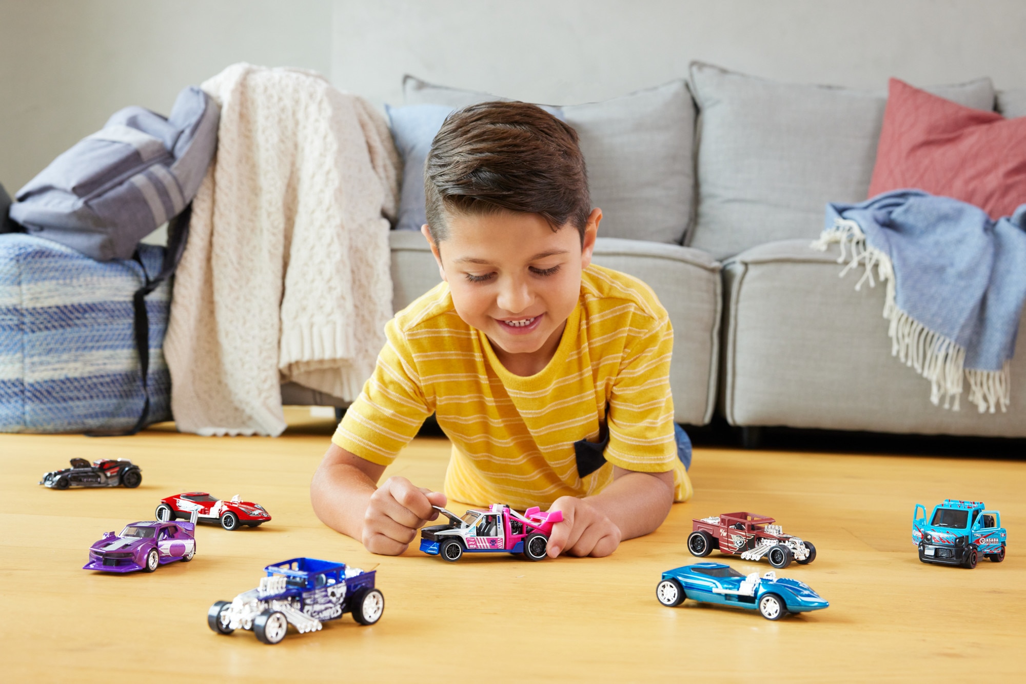 Pack 2 coches de juguete de carreras Hot Wheels 5