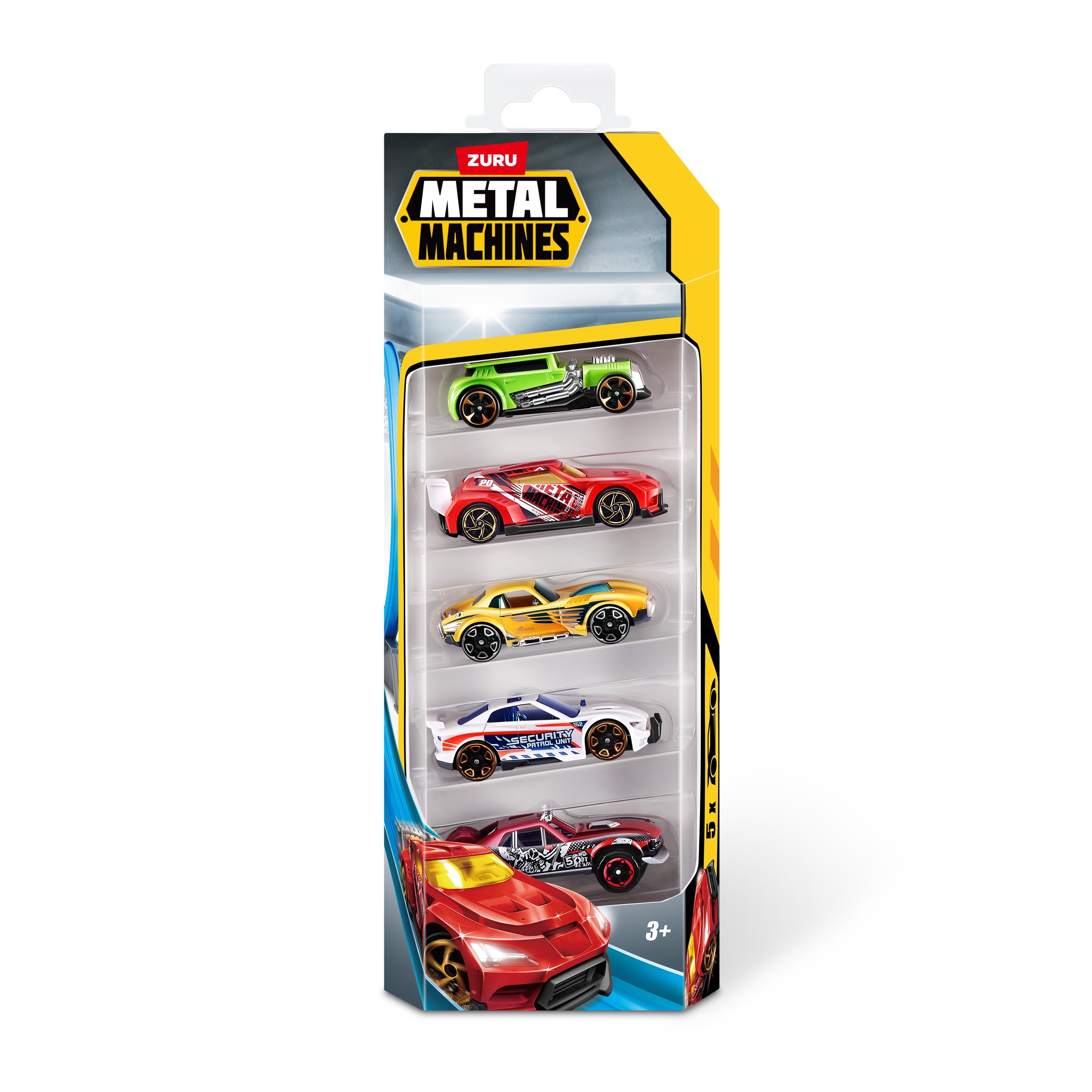 Pack 5 Vehiculos Metal Machines 3