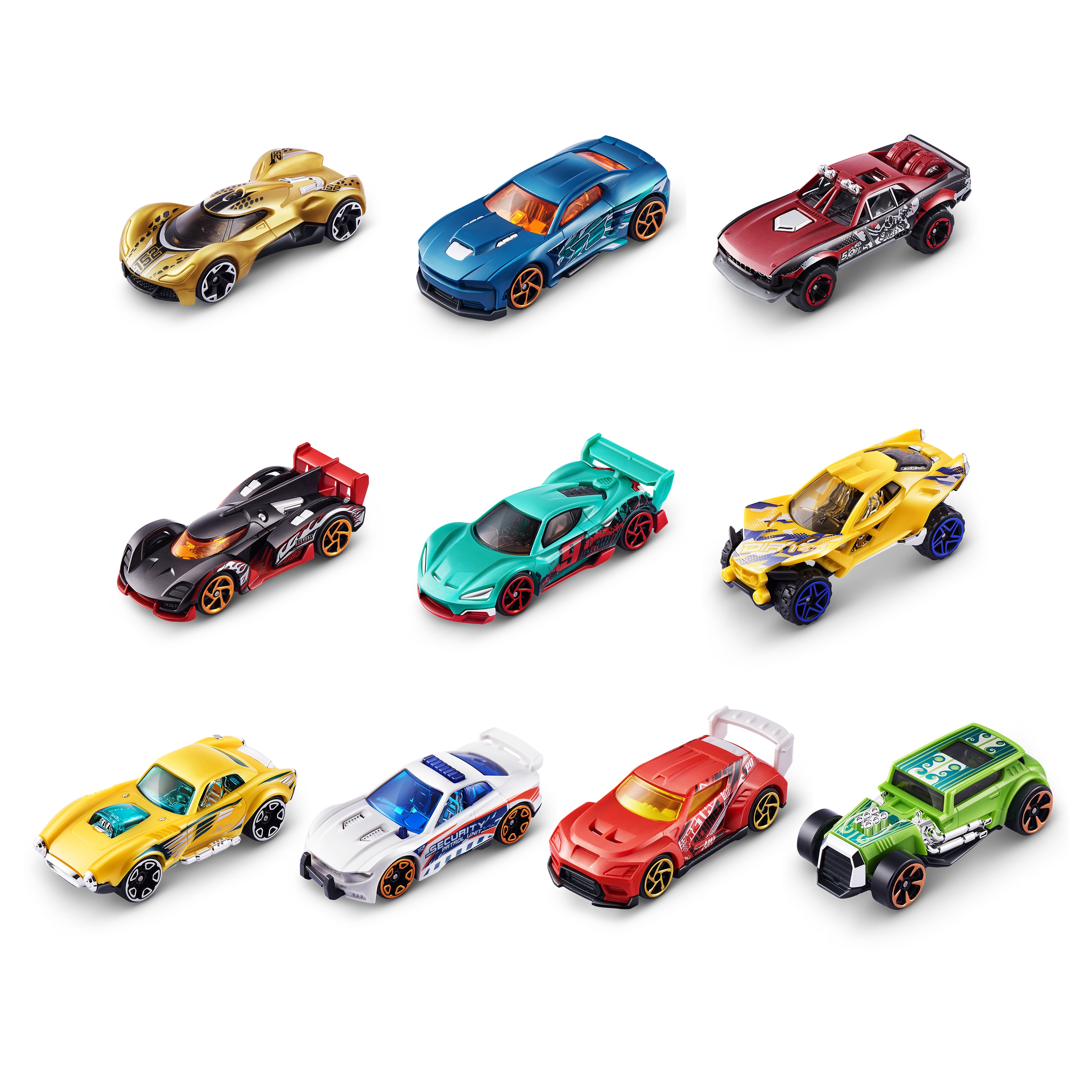 Pack 5 Vehiculos Metal Machines 5