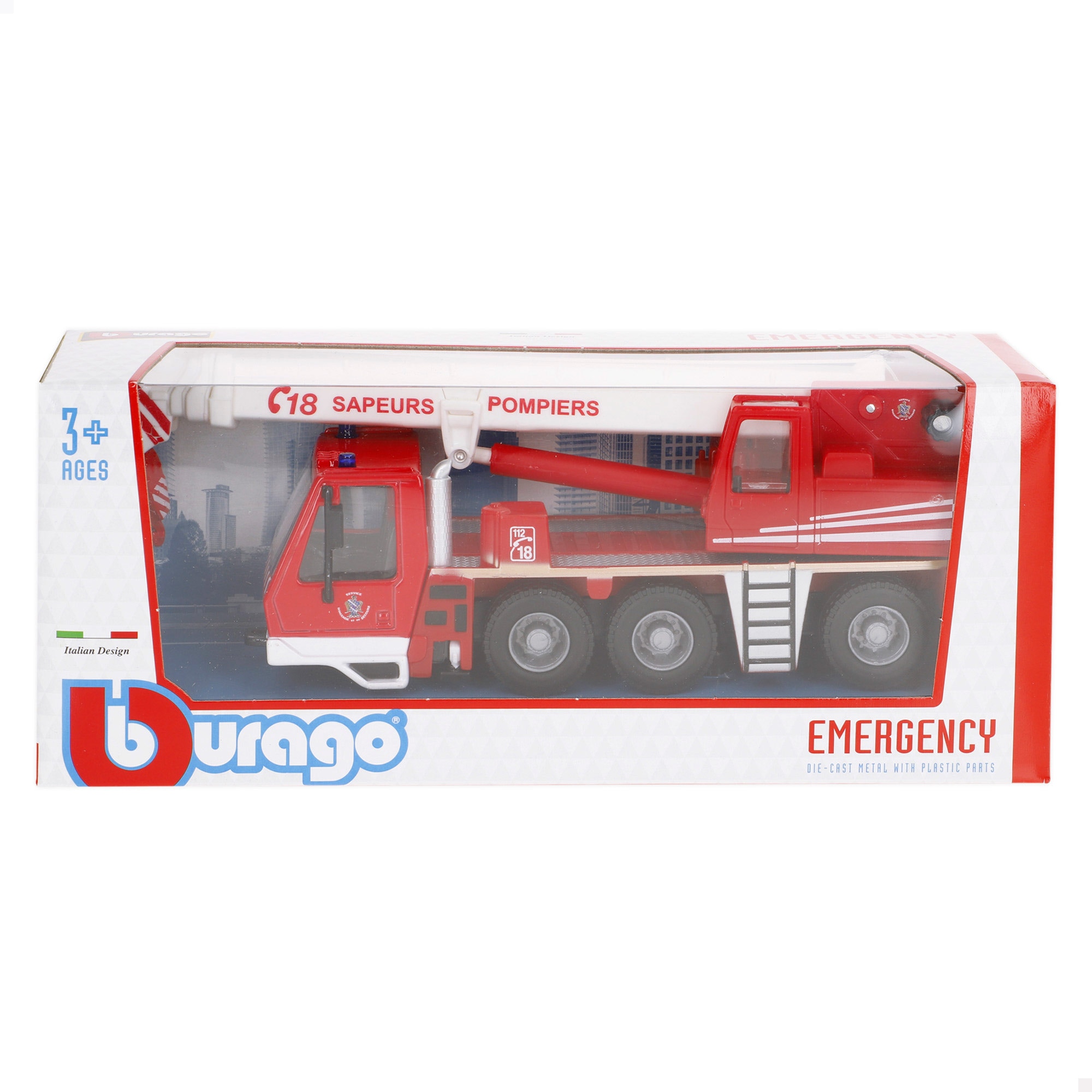 Colección Vehiculo Emergencias Metal Burago 3