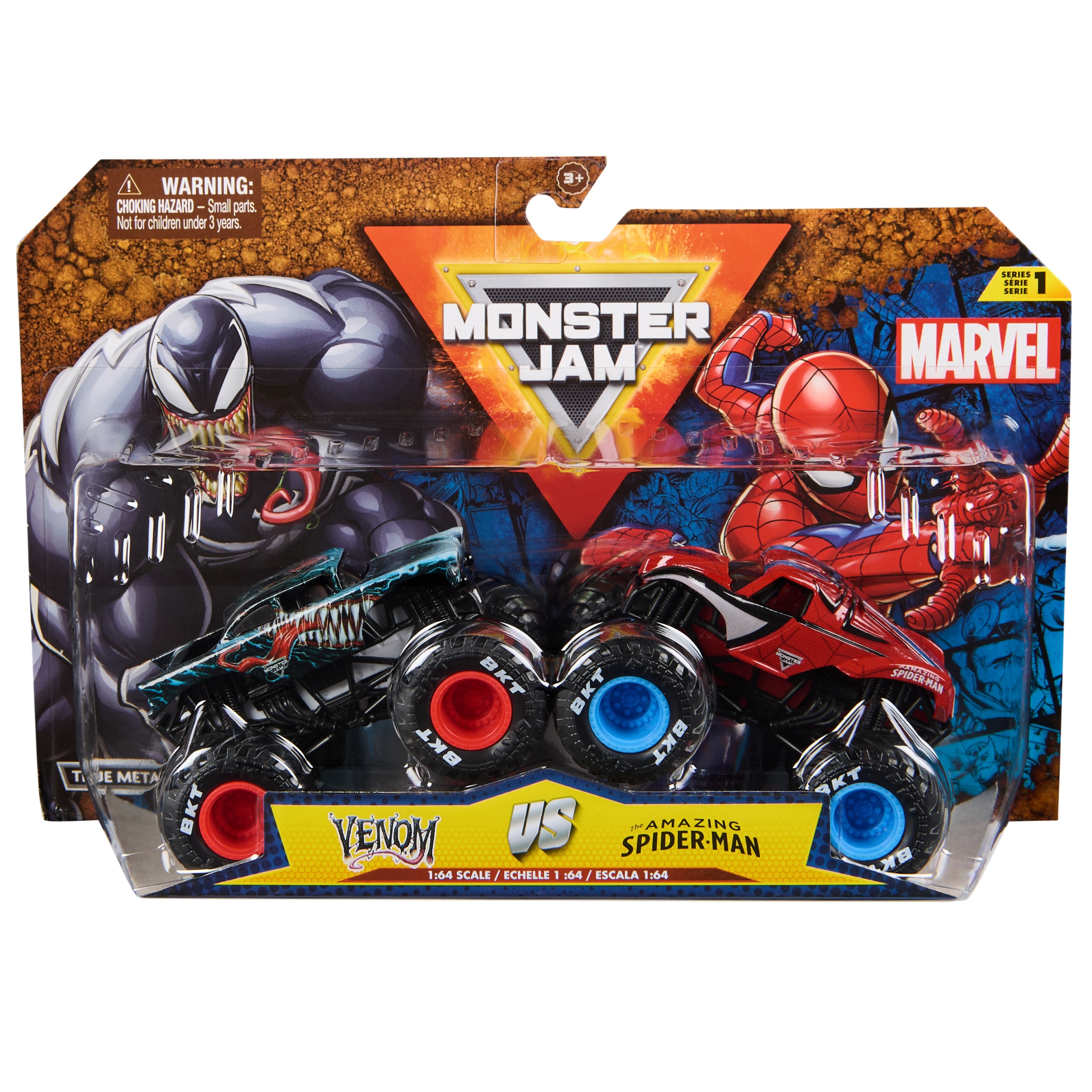 MNJ Pack 2 Marvel Spider-Man vs Venom 1:64 4