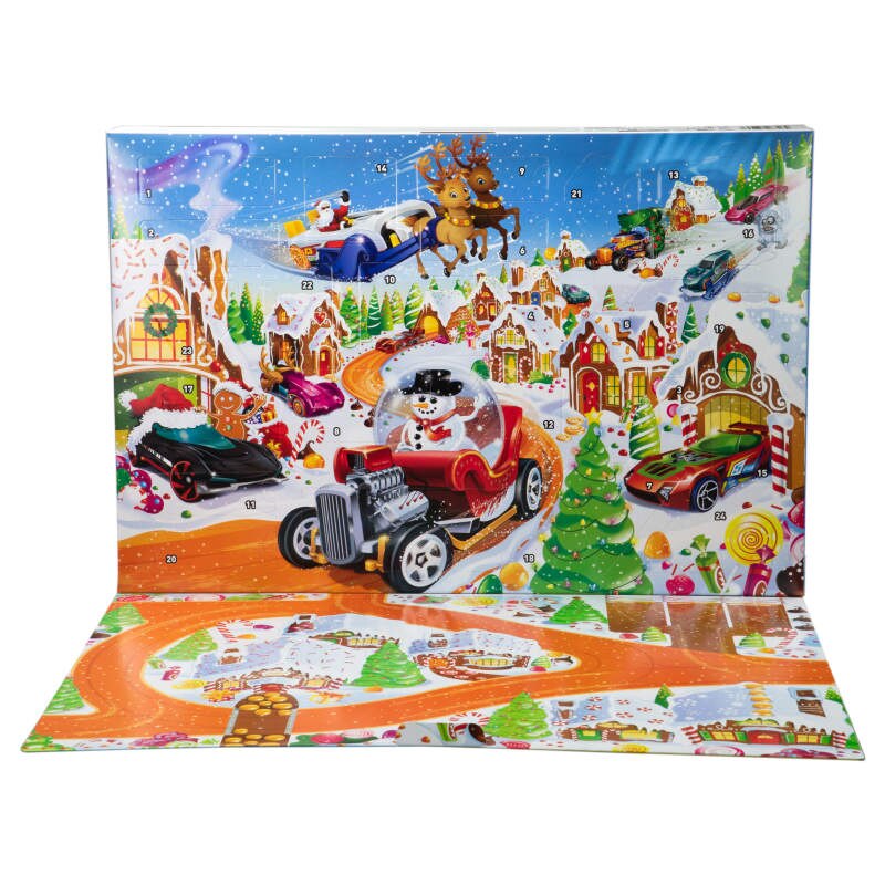 Calendario de Adviento de 2025 Hot Wheels modelos surtidos 2