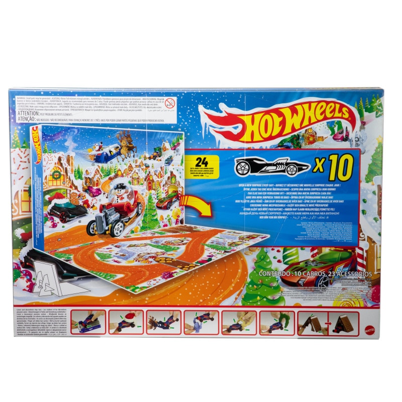 Calendario de Adviento de 2025 Hot Wheels modelos surtidos 4