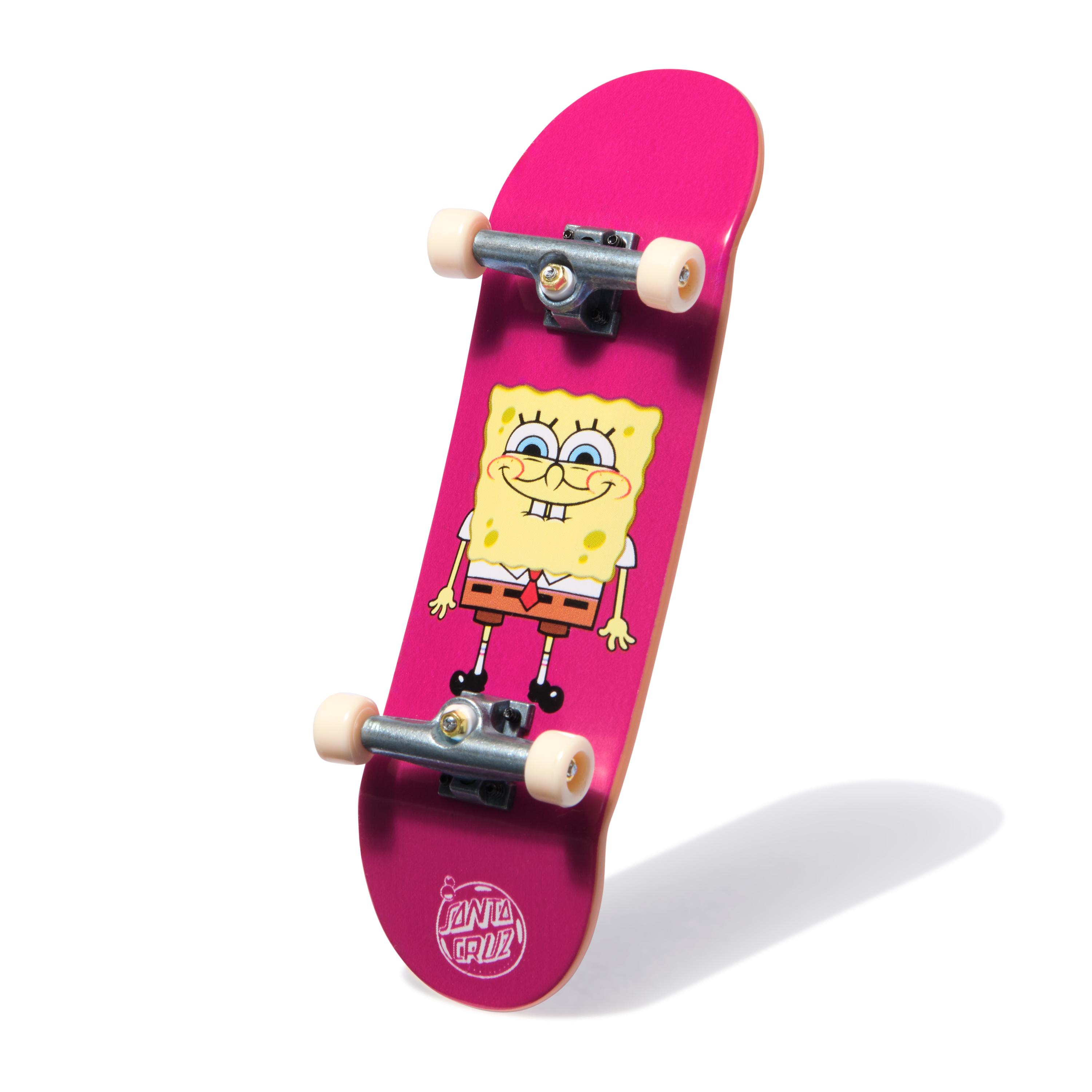 Tech Deck - Bob Esponja Sk8shop Fingerboard Bonus Pack,  Mini Skateboards coleccionable y customizable 6