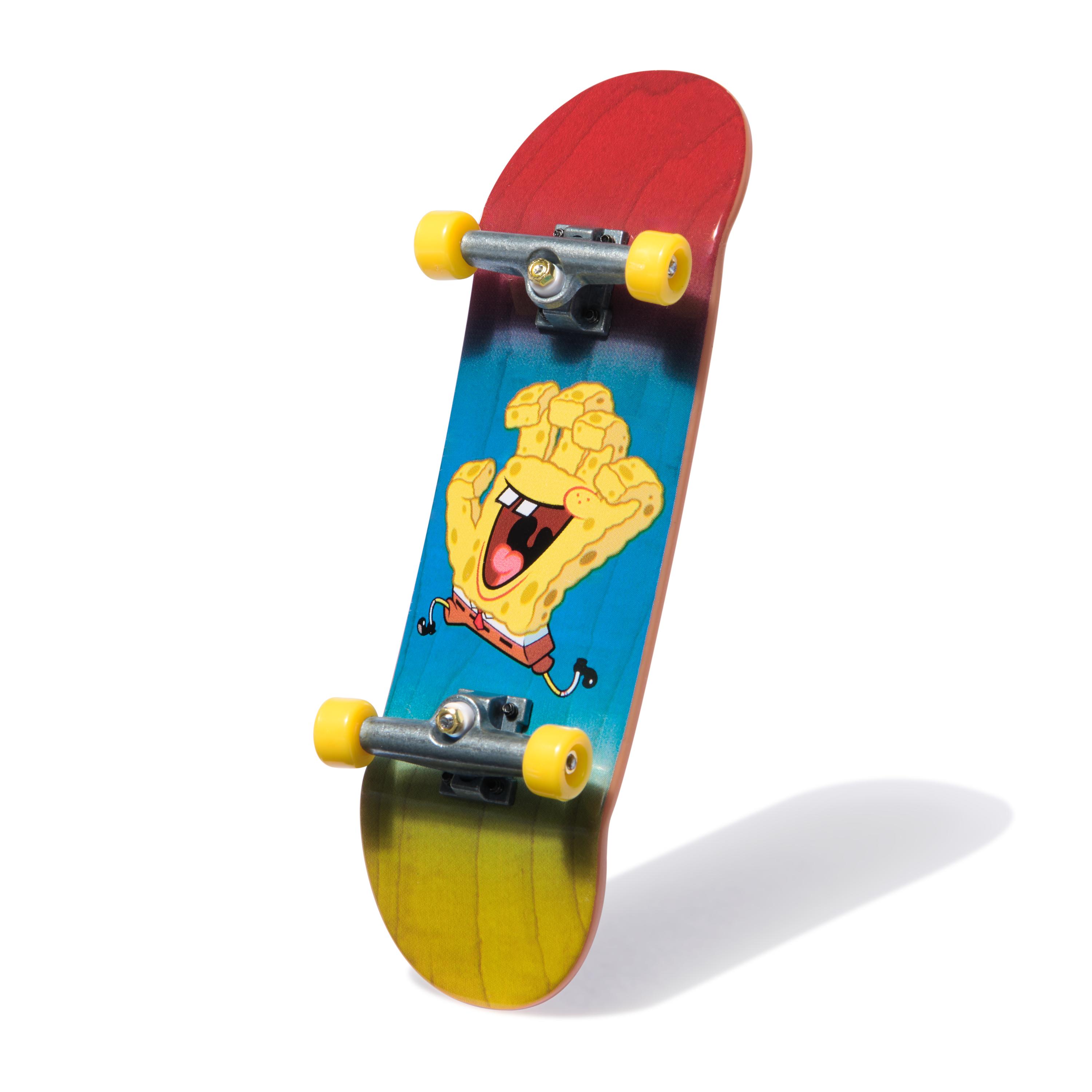 Tech Deck - Bob Esponja Sk8shop Fingerboard Bonus Pack,  Mini Skateboards coleccionable y customizable 7
