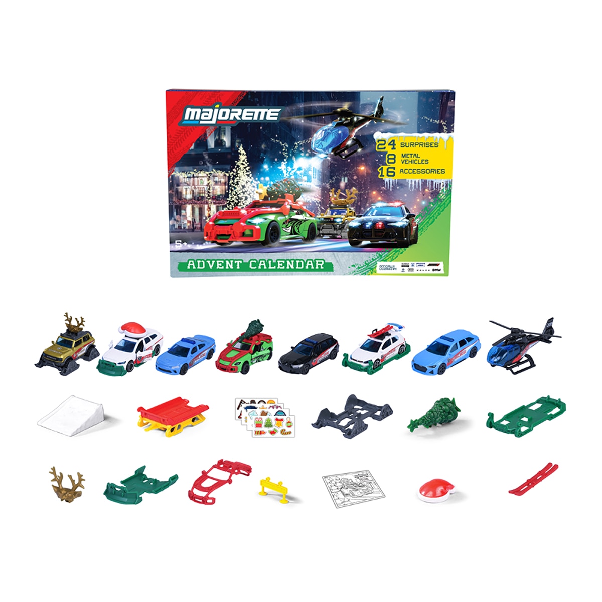 Majorette – Calendario de adviento con 24 sorpresas dentro Majorette.