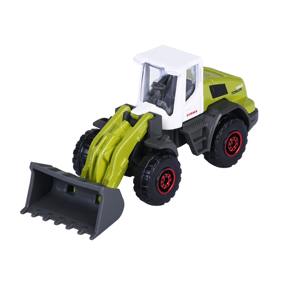 Set 5 vehículos de granja de metal a escala 1:64 Ride Strong Farm Claas Majorette 6