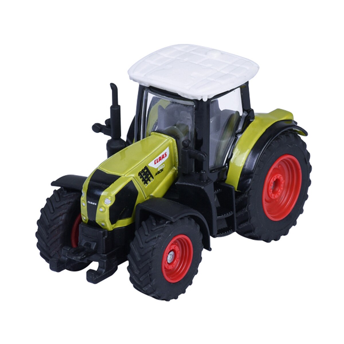 Set 5 vehículos de granja de metal a escala 1:64 Ride Strong Farm Claas Majorette 7