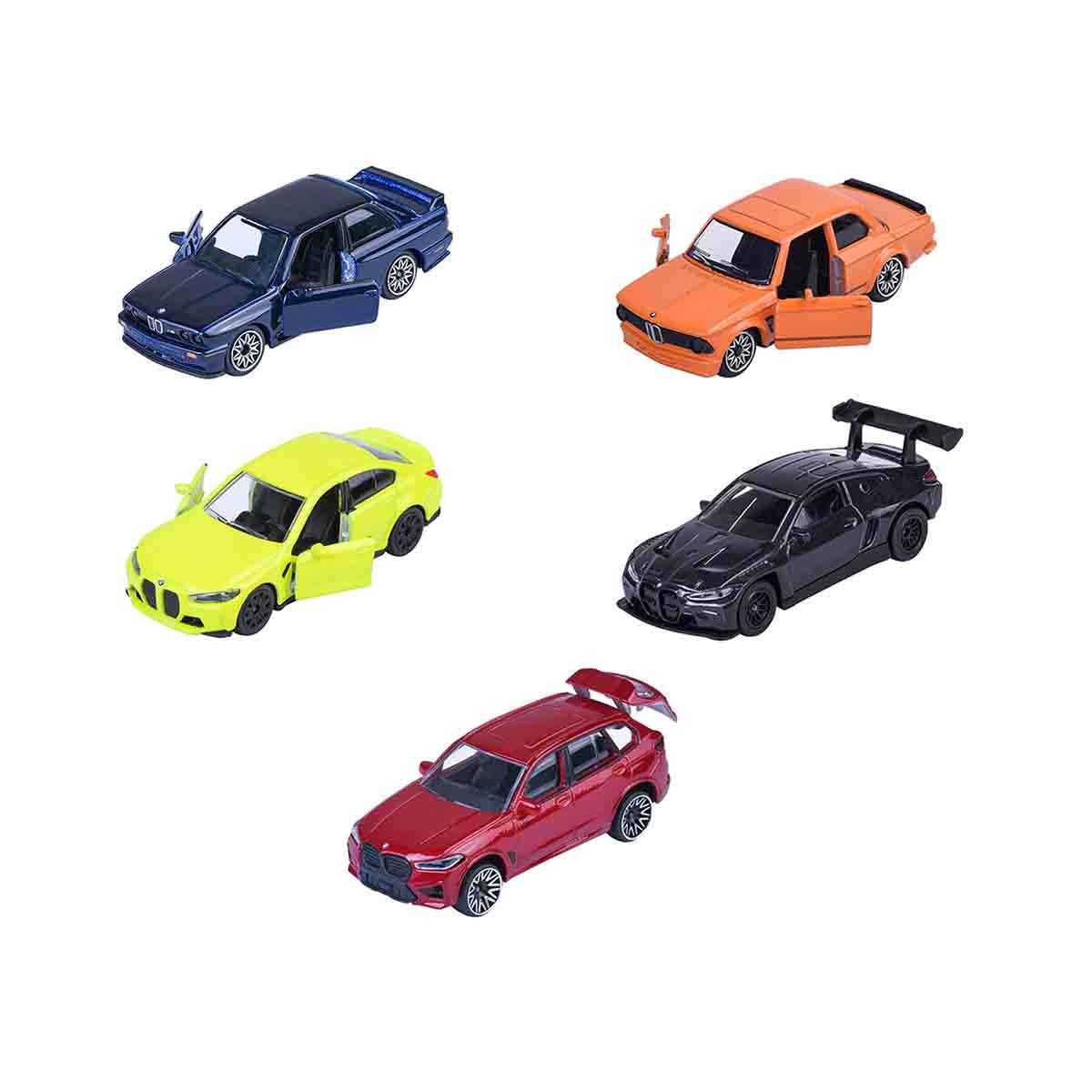 Set Giftpack de 5 coches de metal BMW de 7,5 cm Majorette 2