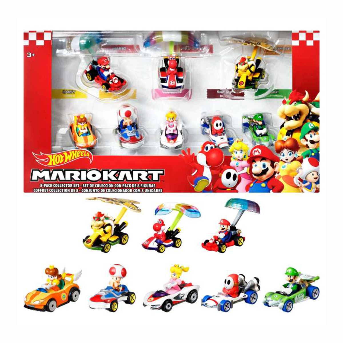 Imagen 0 de Coche Mario Kart Glider& Diecast Bundle Refresh? Mattel