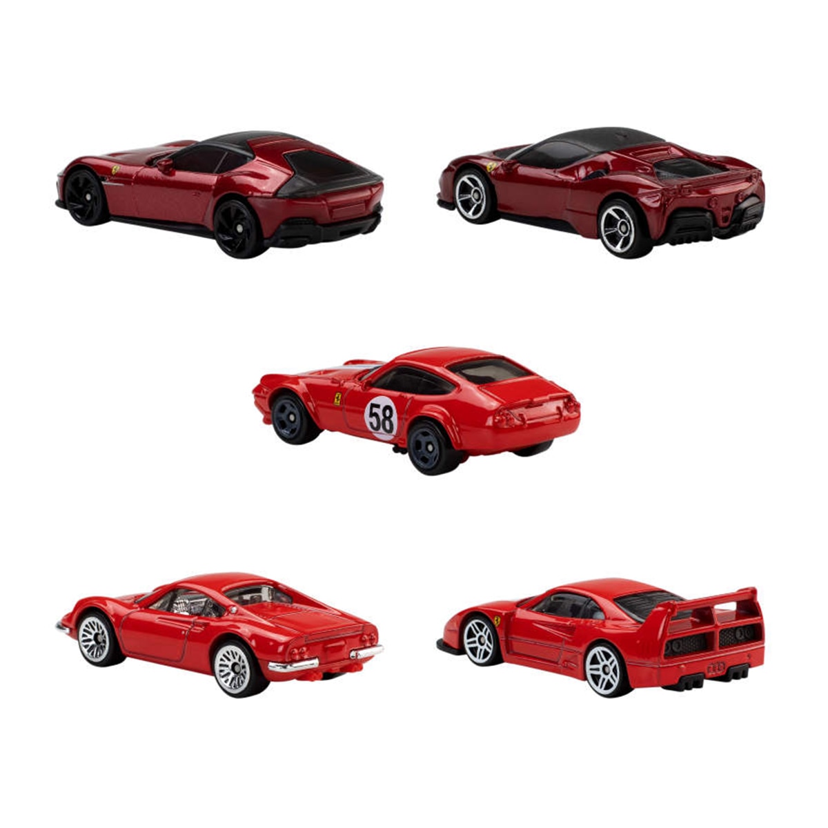 Carro Hot Wheels Ferraris - Pack 5 Unidades - Modelo Sortido Envio Aleatório 2