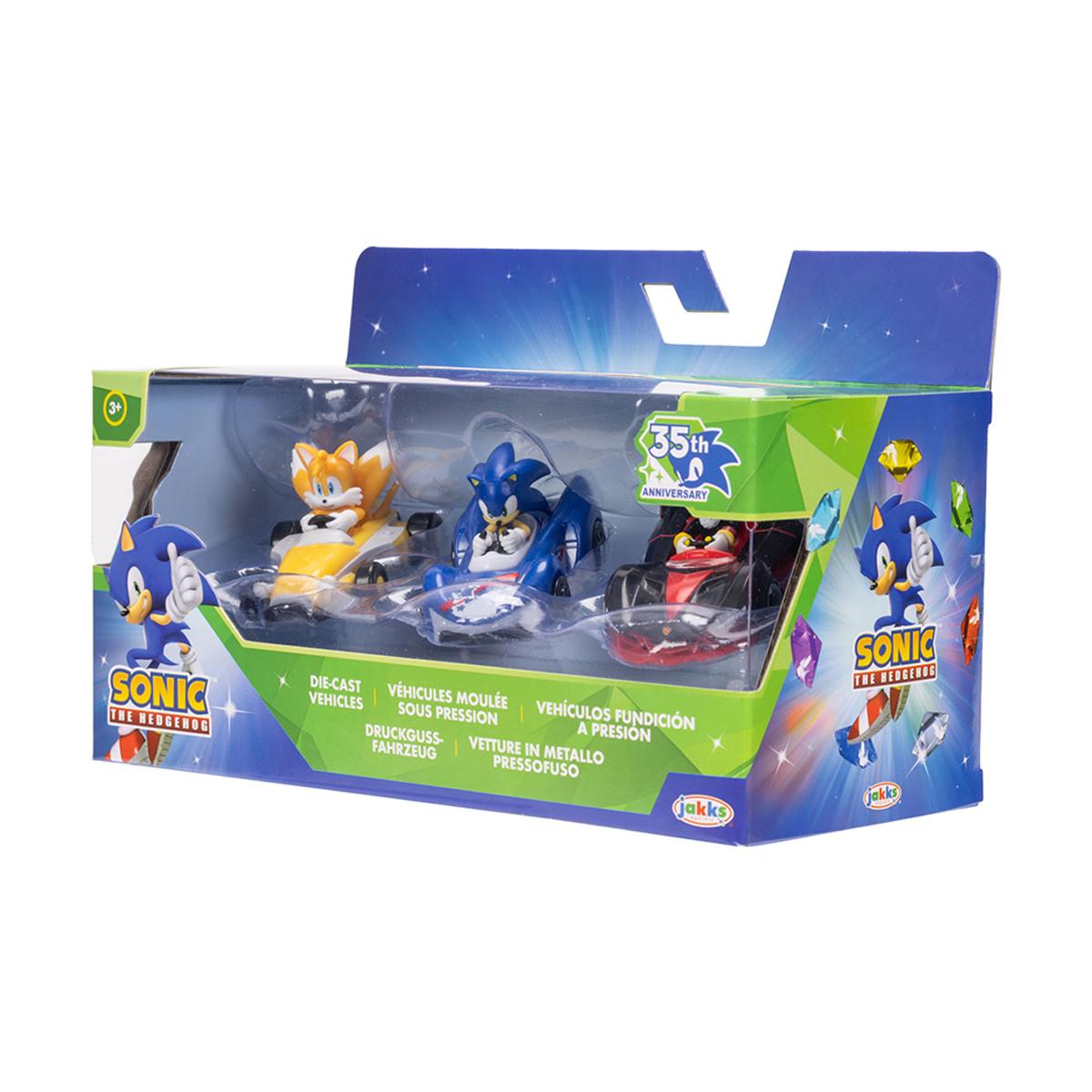 Pack 3 Vehículos Die Cast 1:64 Wave 10 Sonic The Hedgehog Jakks 3