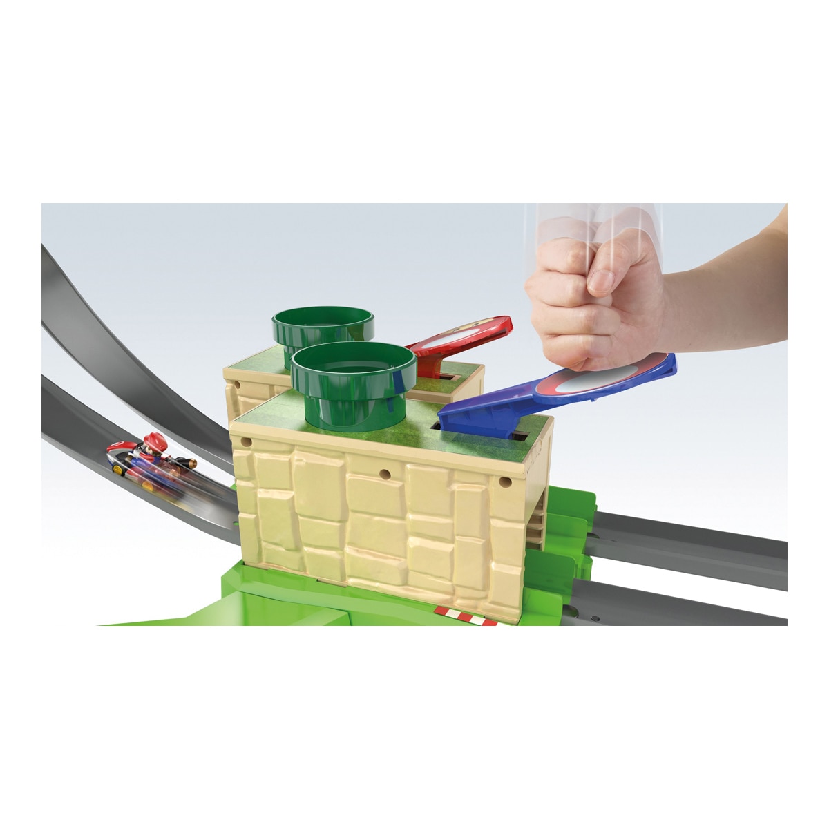 Pista de coches de juguete Mario Kart Hot Wheels 3
