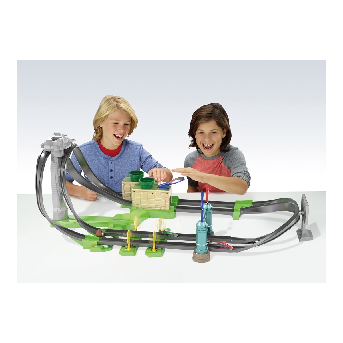 Pista de coches de juguete Mario Kart Hot Wheels 4