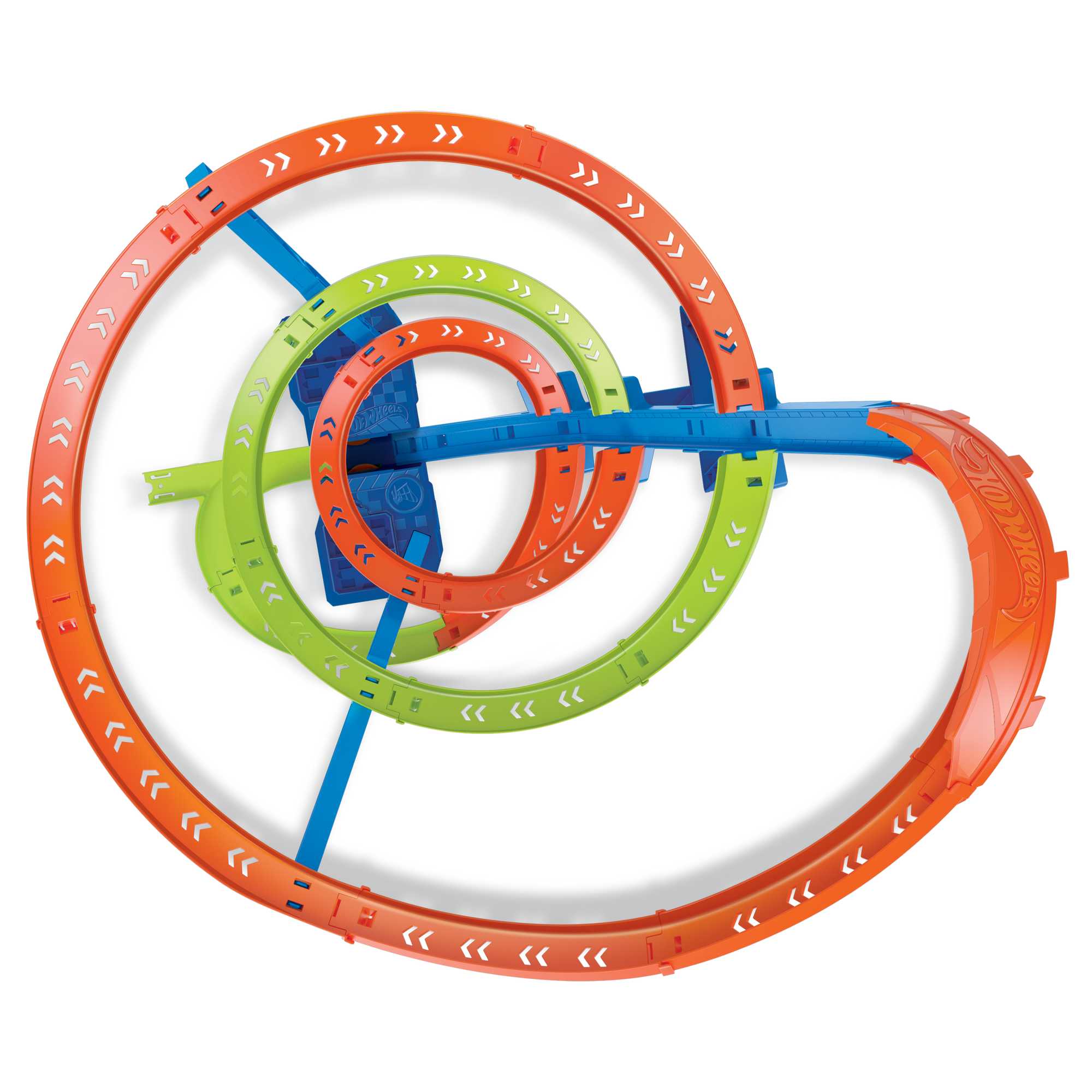 Pista para coches Hot Wheels Action Espiral rápida de choque 2