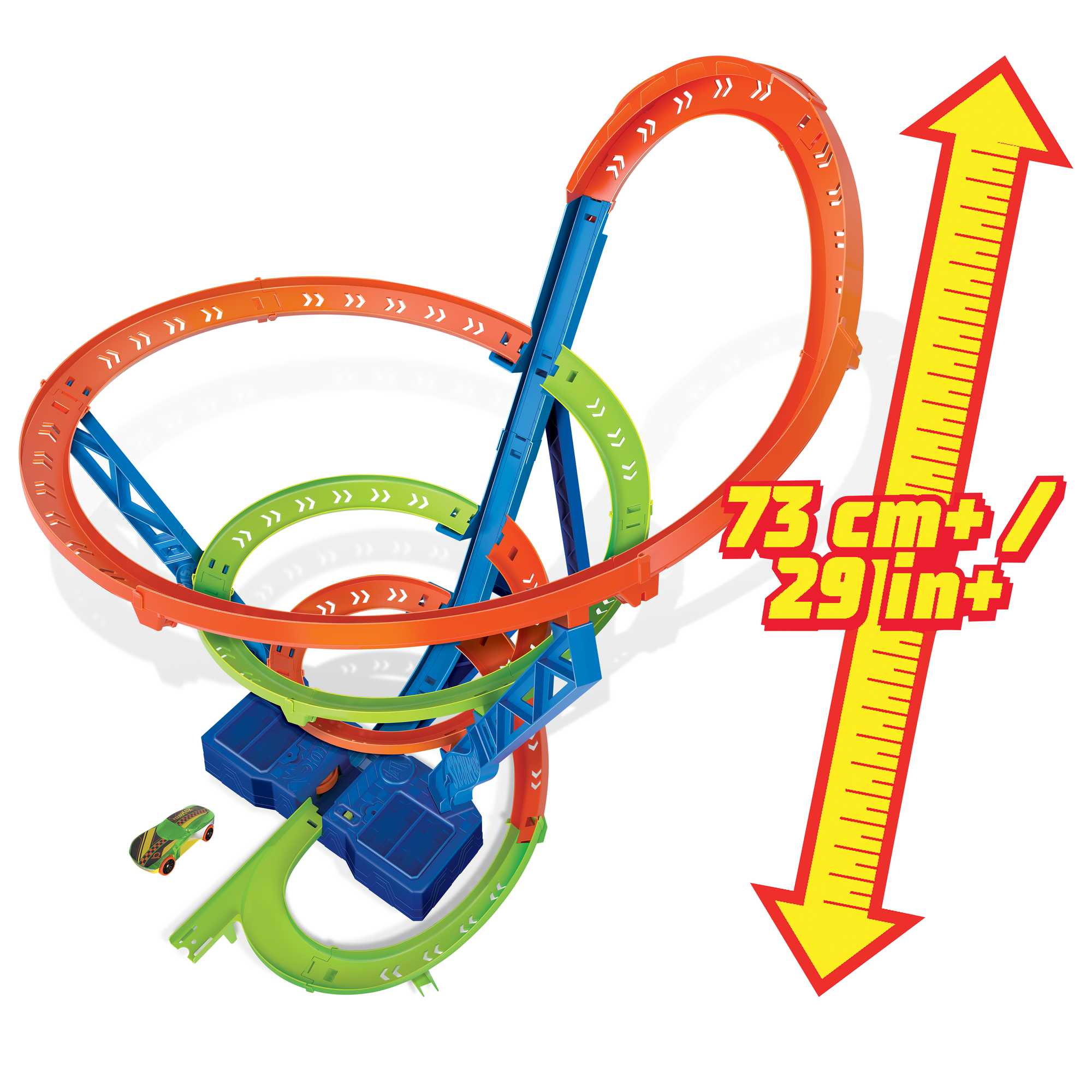 Pista para coches Hot Wheels Action Espiral rápida de choque 6