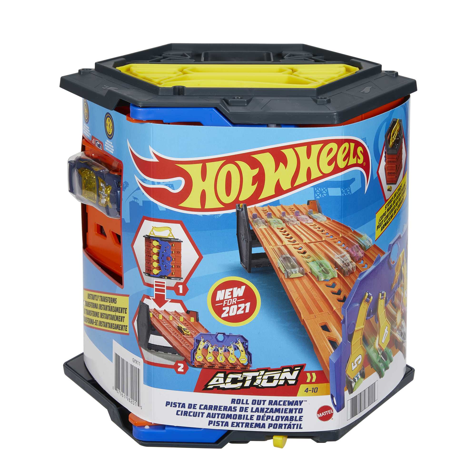 Pista enrollable Hot Wheels 6