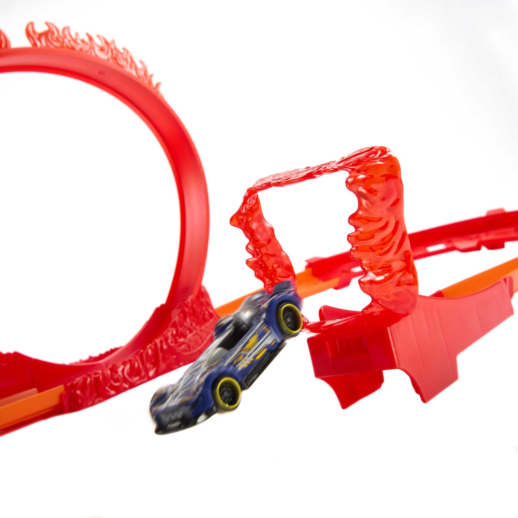 Pista Acrobacias de Fuego para coches de juguete Hot Wheels 8