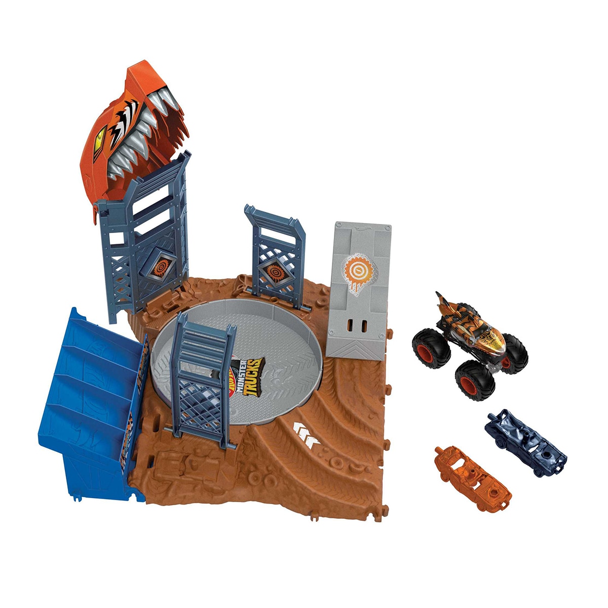 Hot Wheels – Pista Arena World para coches de juguete Monster Truck Hot Wheels.