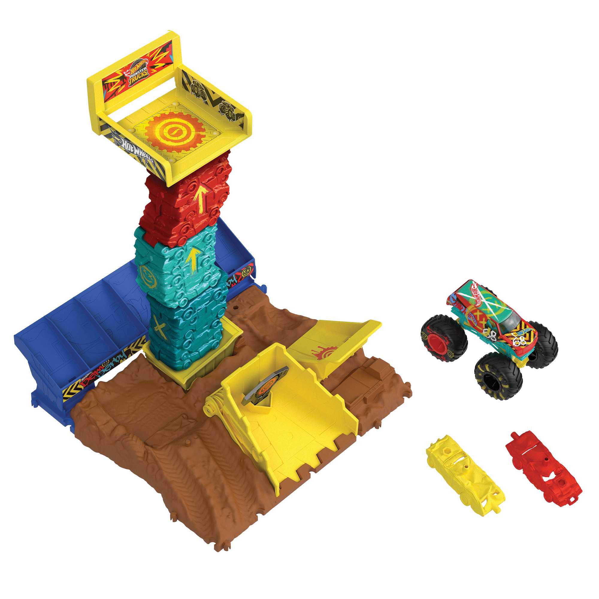 Pista Arena World para coches de juguete Monster Truck Hot Wheels 2