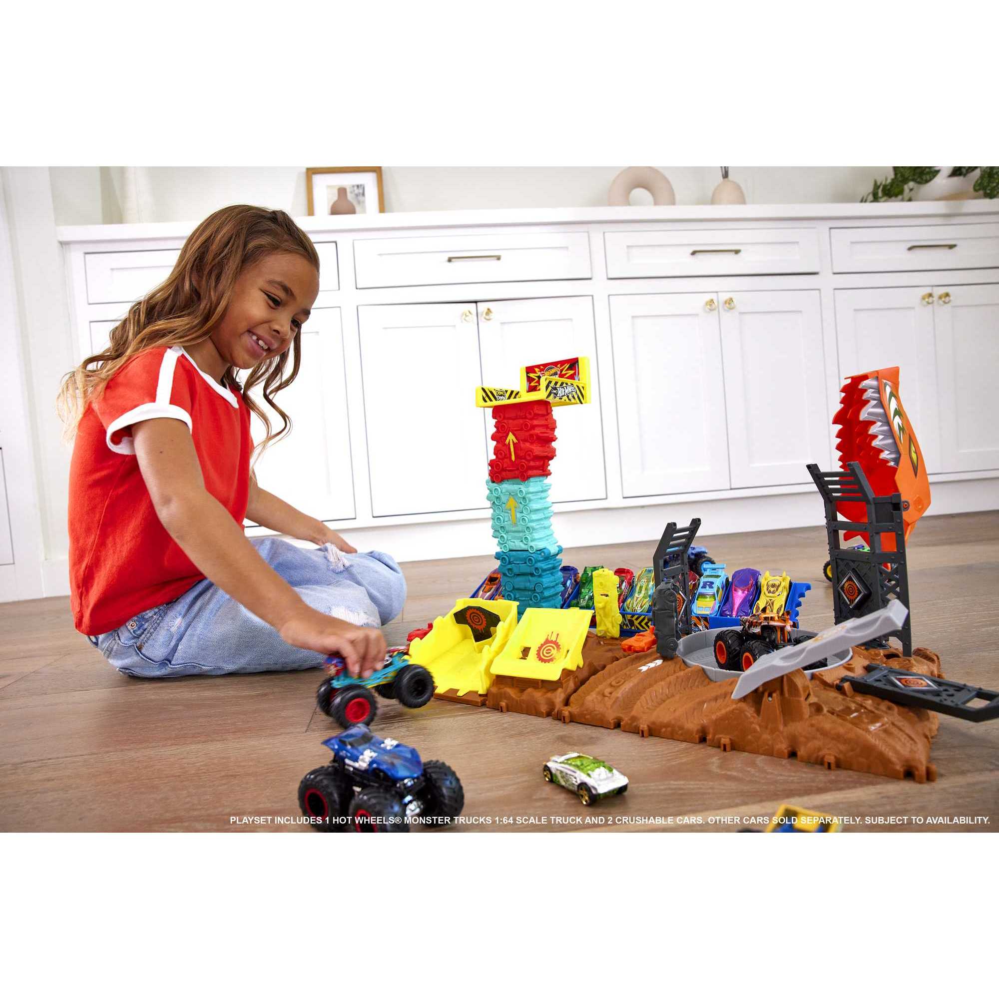 Pista Arena World para coches de juguete Monster Truck Hot Wheels 4