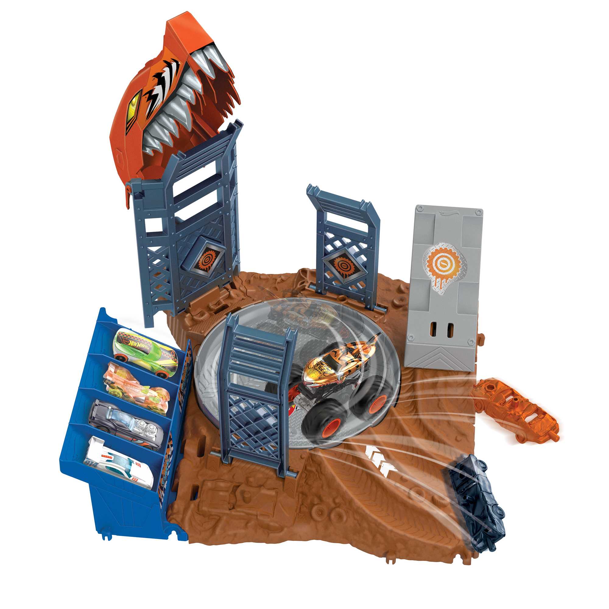 Pista Arena World para coches de juguete Monster Truck Hot Wheels 7