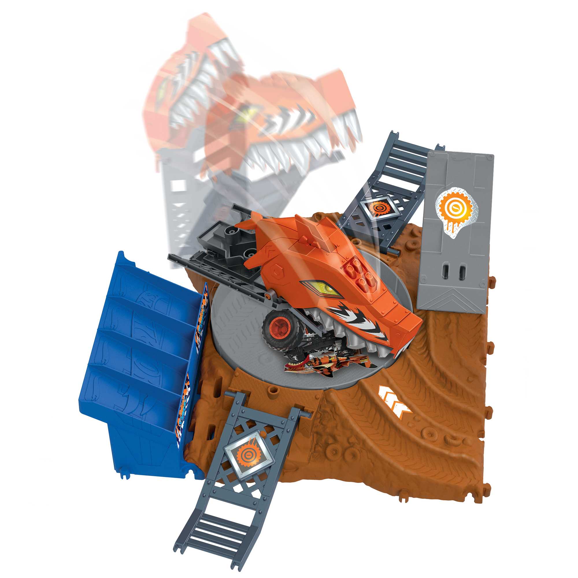 Pista Arena World para coches de juguete Monster Truck Hot Wheels 9