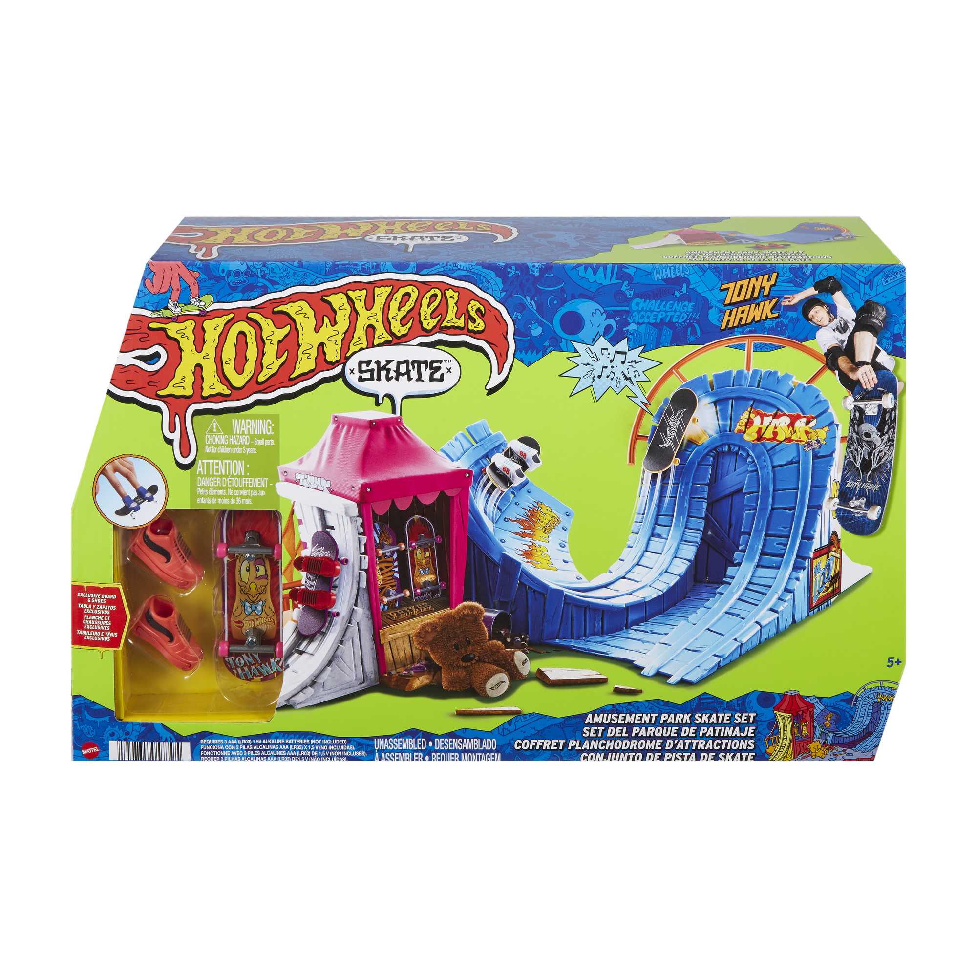Pista Parque atracciones Skate Hot Wheels 6