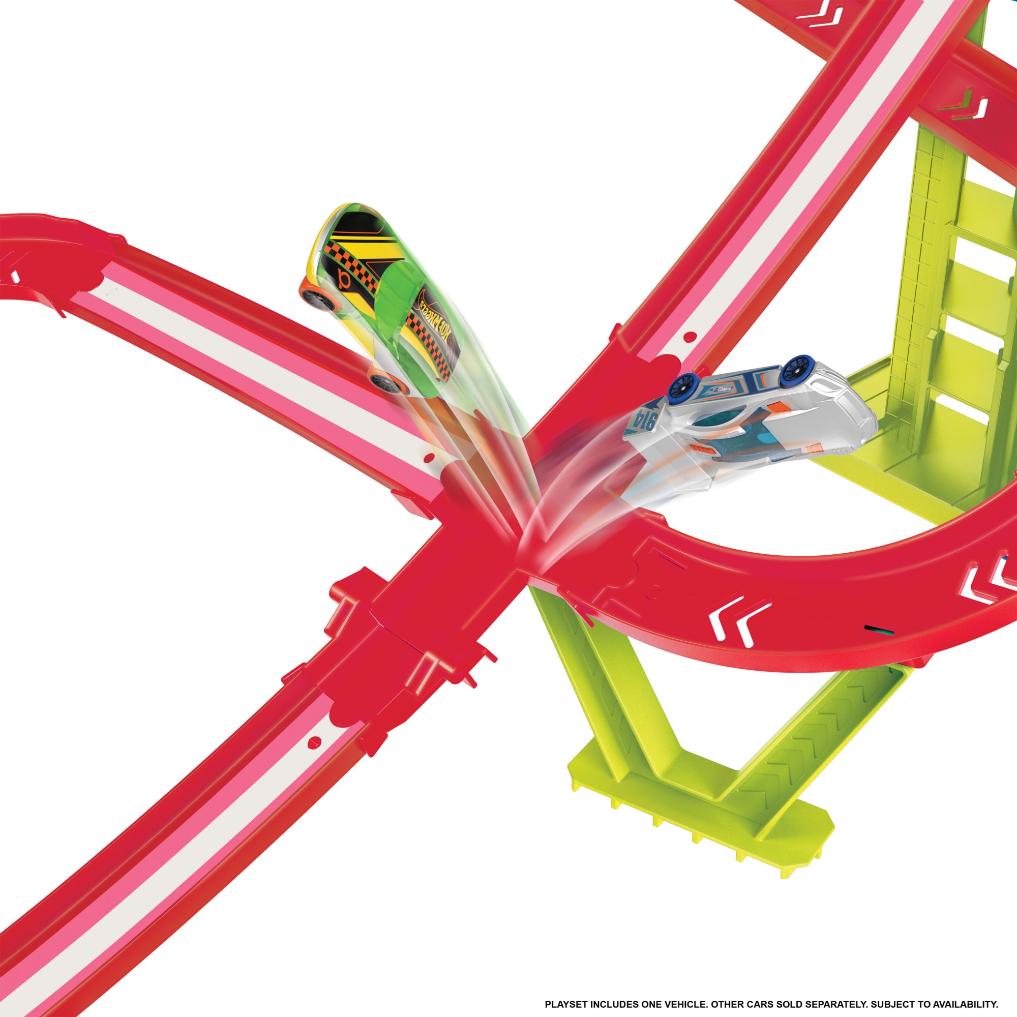 Pista para coches de juguete surtidos Circuito a toda velocidad Neon Speeders Hot Wheels 6