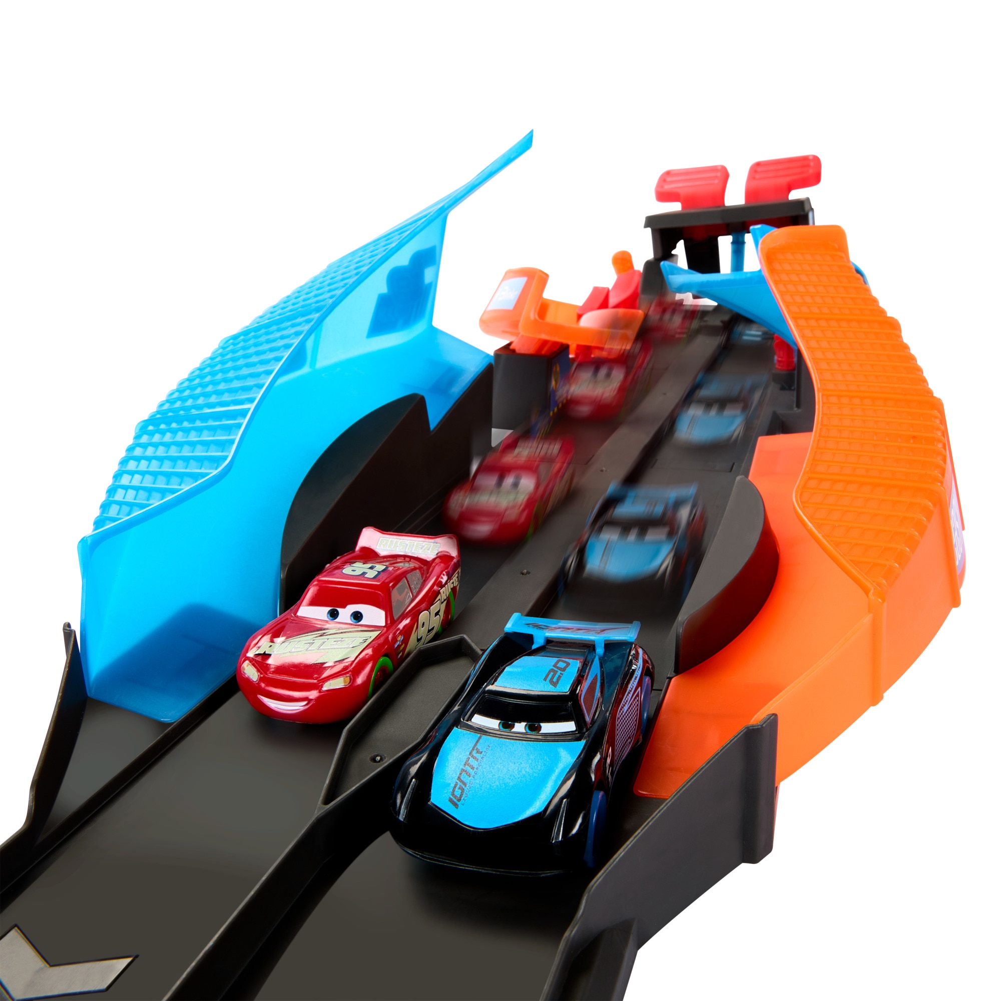 Pista para coches de juguete surtido Night Racing Disney Pixar Cars Mattel 4