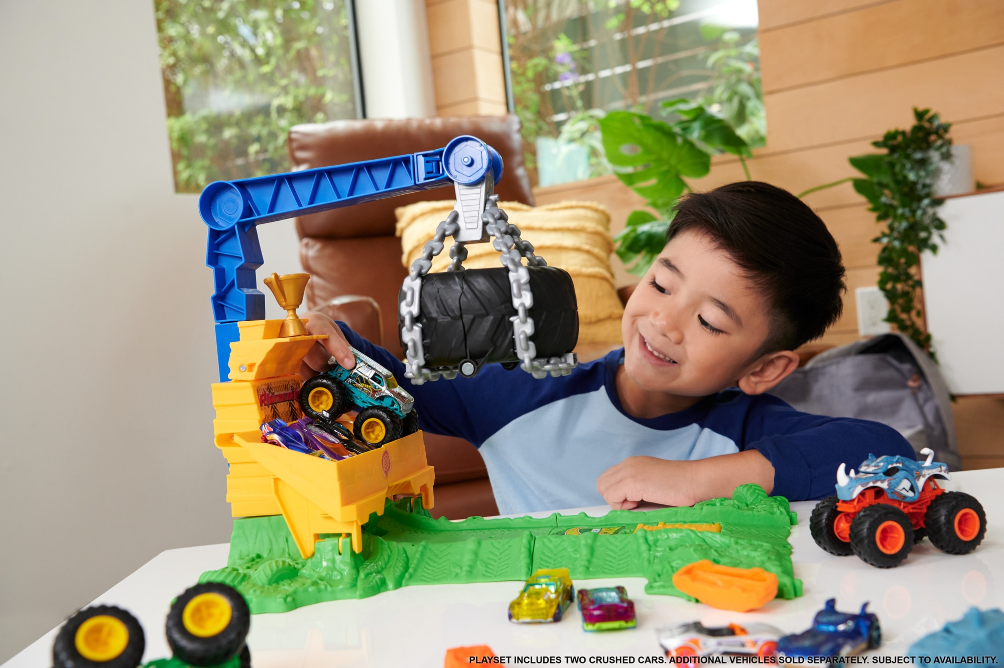 Pista Retumbar Rhinomite Monster Trucks Hot Wheels 2