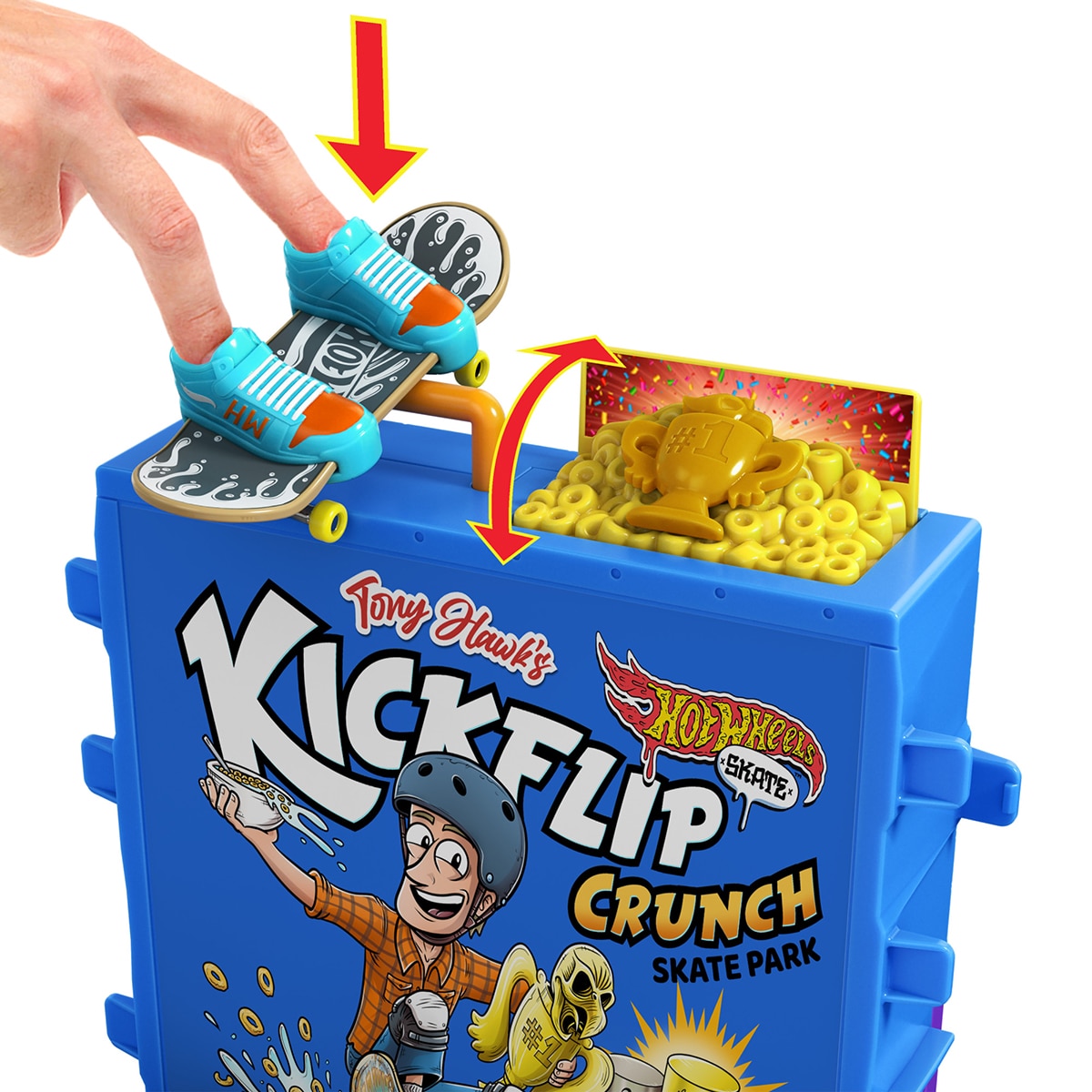 Pista Skate Tony Hawk Bol Cereales Hot Wheels 5
