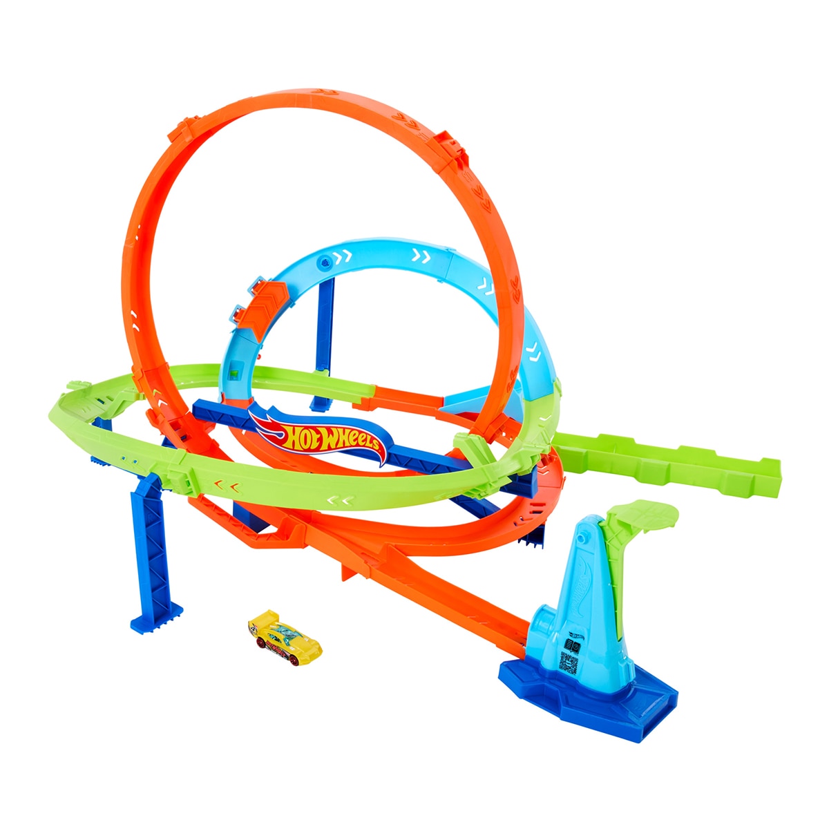 Pista para coches de juguete Ciclón Looping Extremo Hot Wheels Action 1