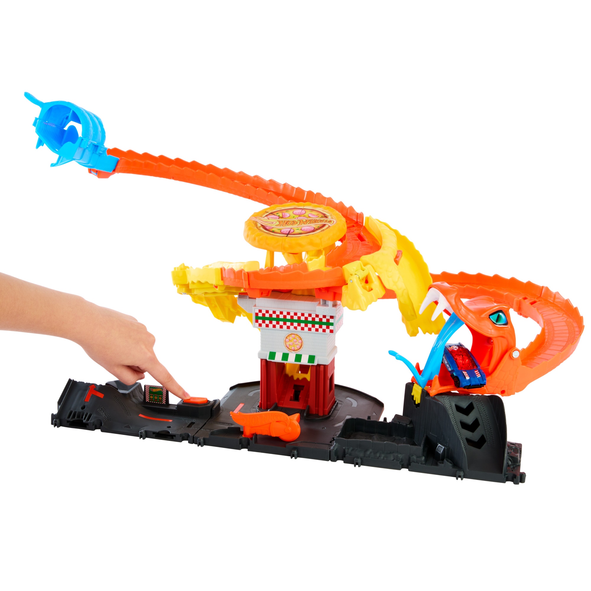 Ataque de la serpiente Hot Wheels City 3