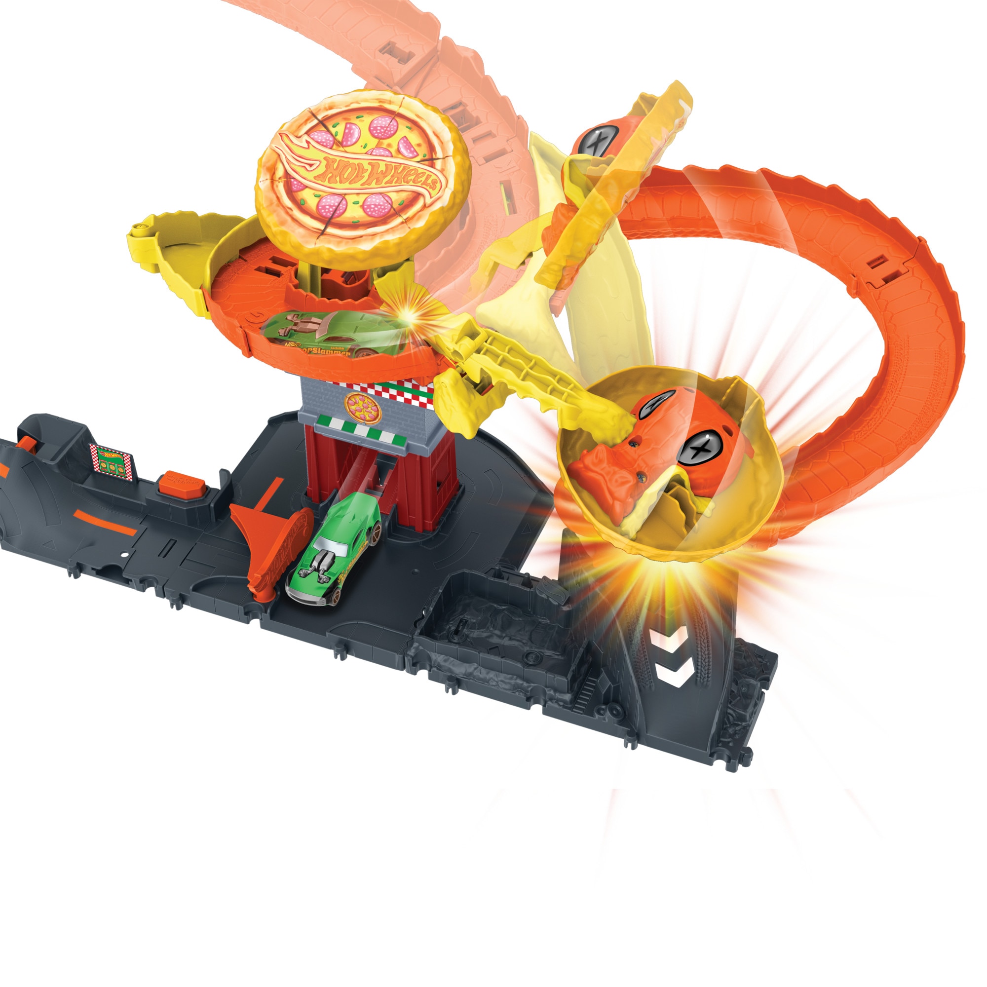 Ataque de la serpiente Hot Wheels City 5