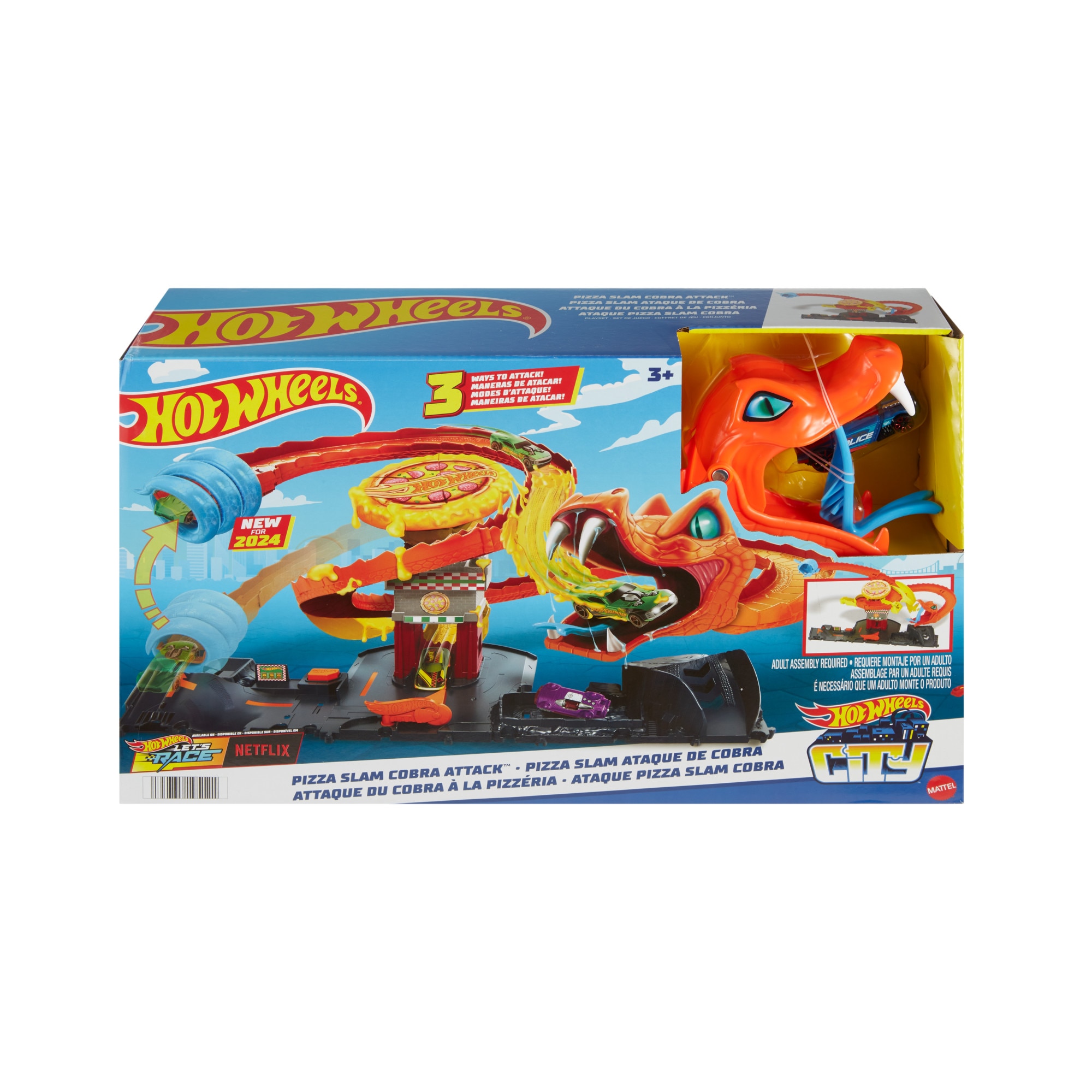 Ataque de la serpiente Hot Wheels City 6